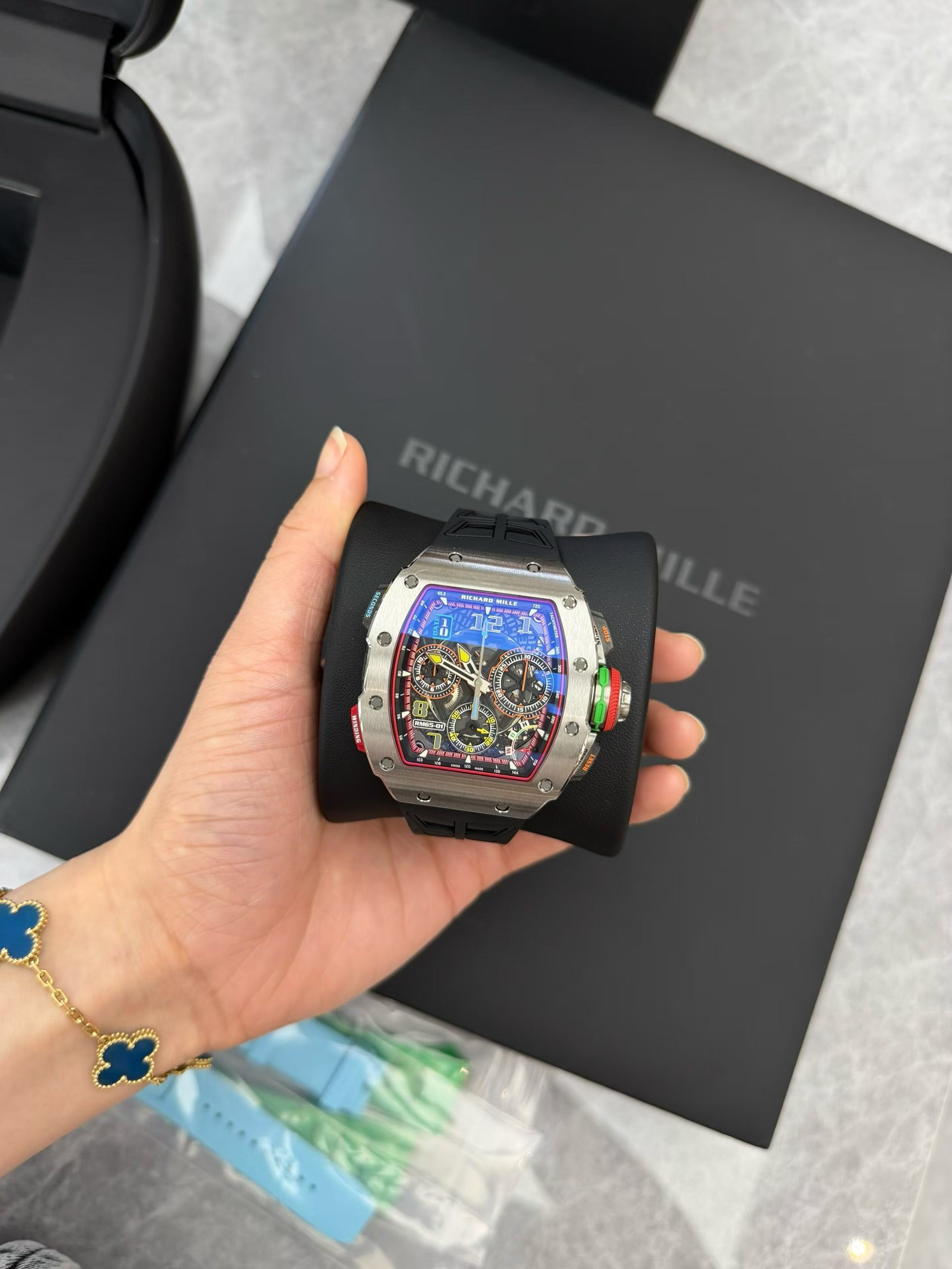 Richard Mille RM 65-01 Automatic Split-Seconds Chronograph in lightweight titanium