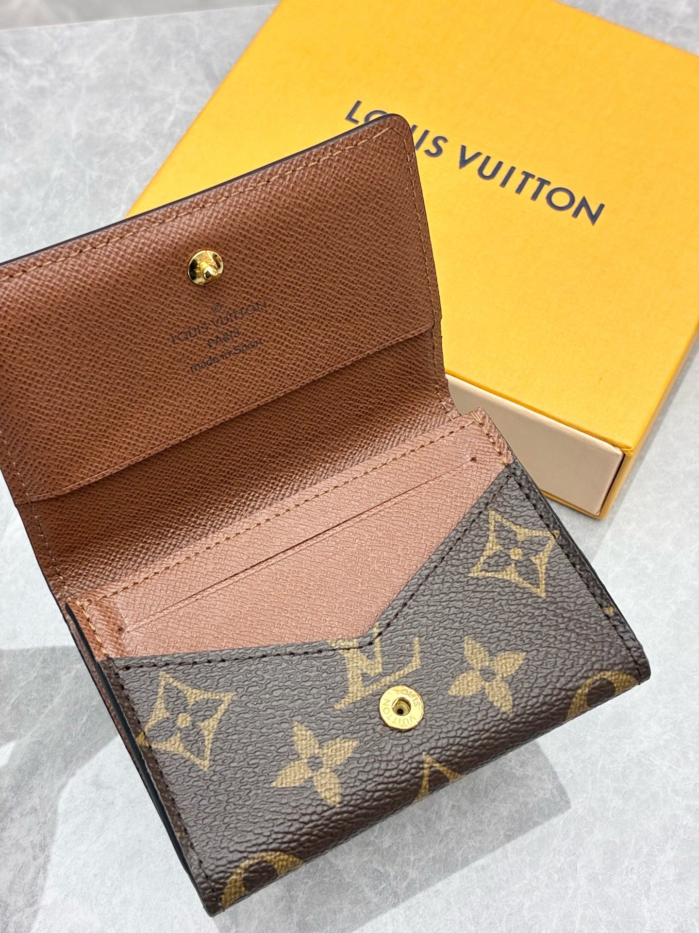 Louis Vuitton Slim Card Holder (iconic Monogram coated canva)