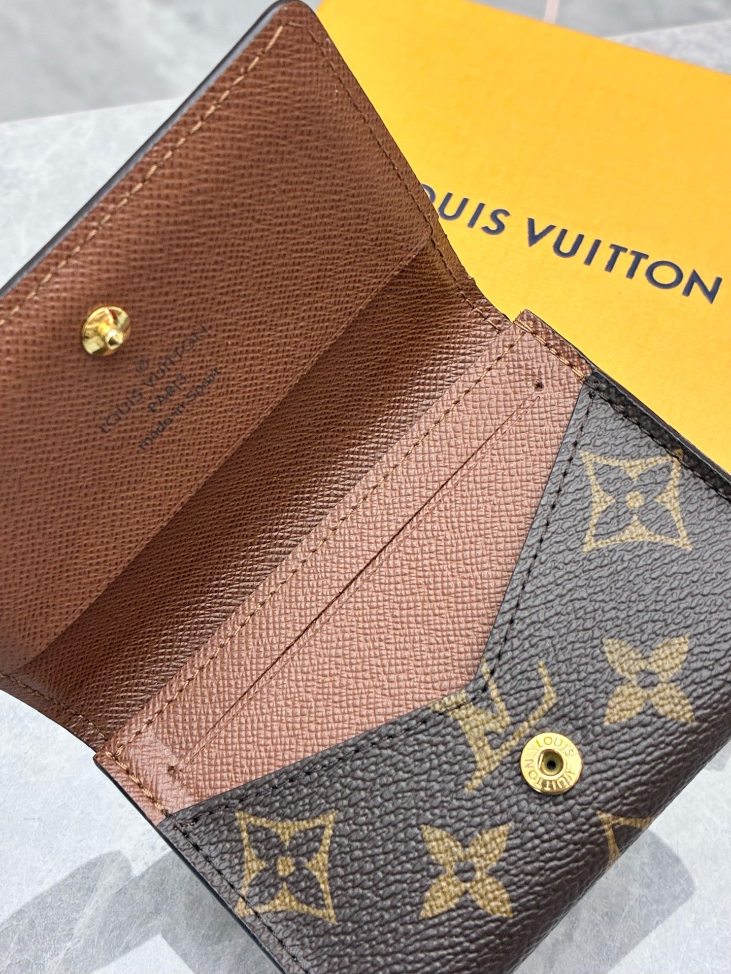 Louis Vuitton Slim Card Holder (iconic Monogram coated canva)