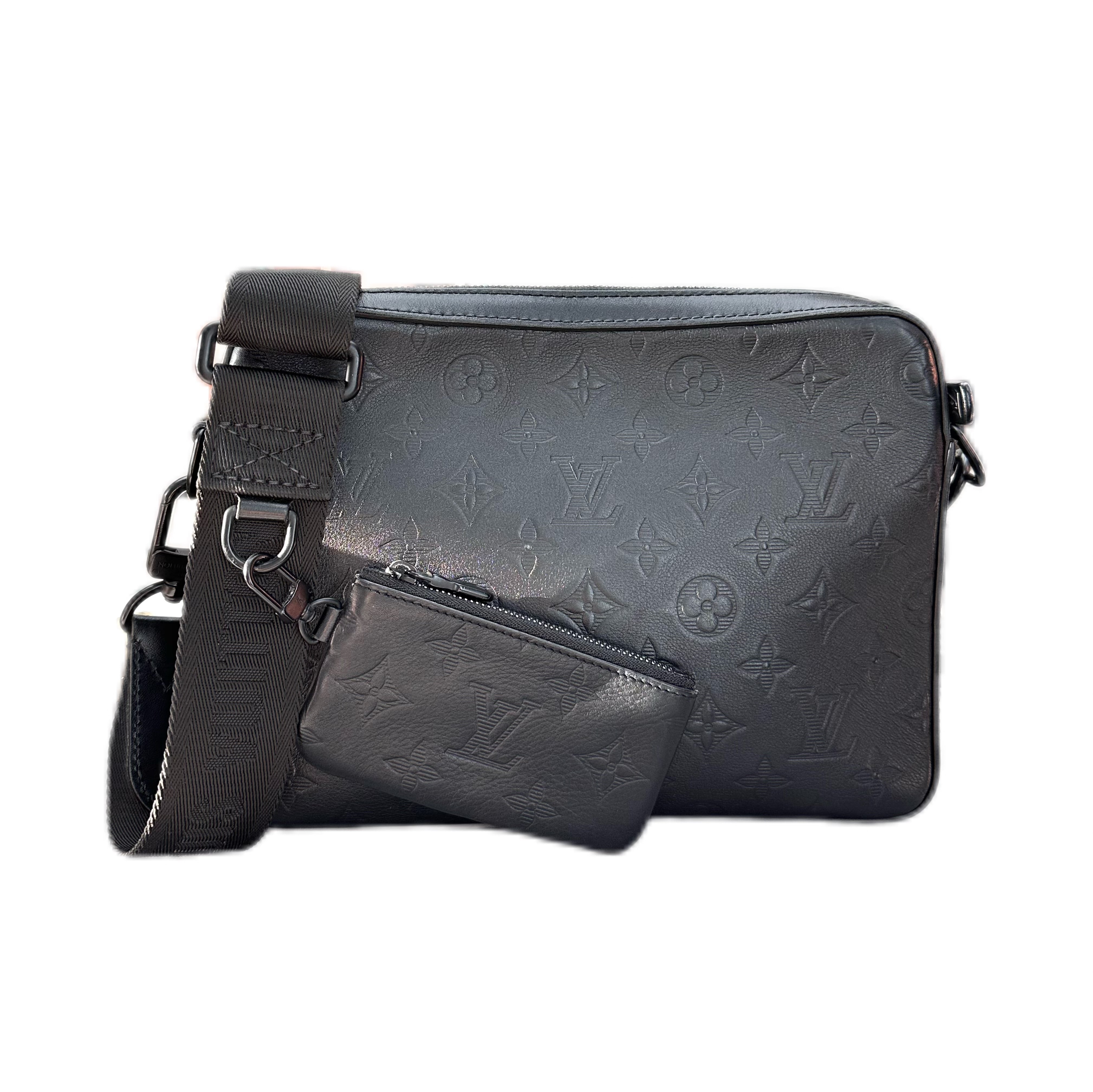 LOUIS VUITTON Duo Messenger (Black Monogram)