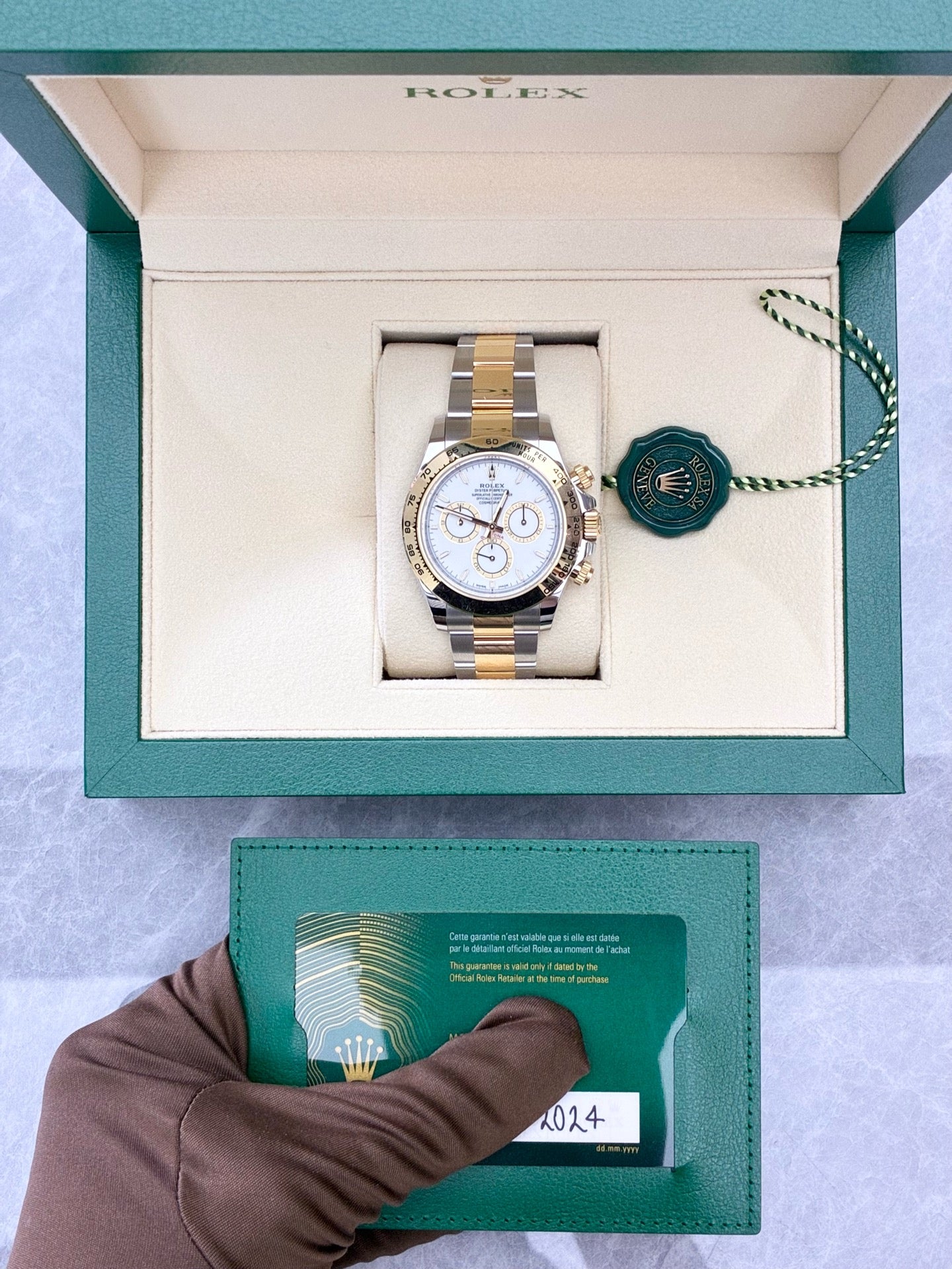 Rolex Cosmograph Daytona 126503-0001 – Oystersteel and Yellow Gold, White Dial, Oyster Bracelet, Brand New