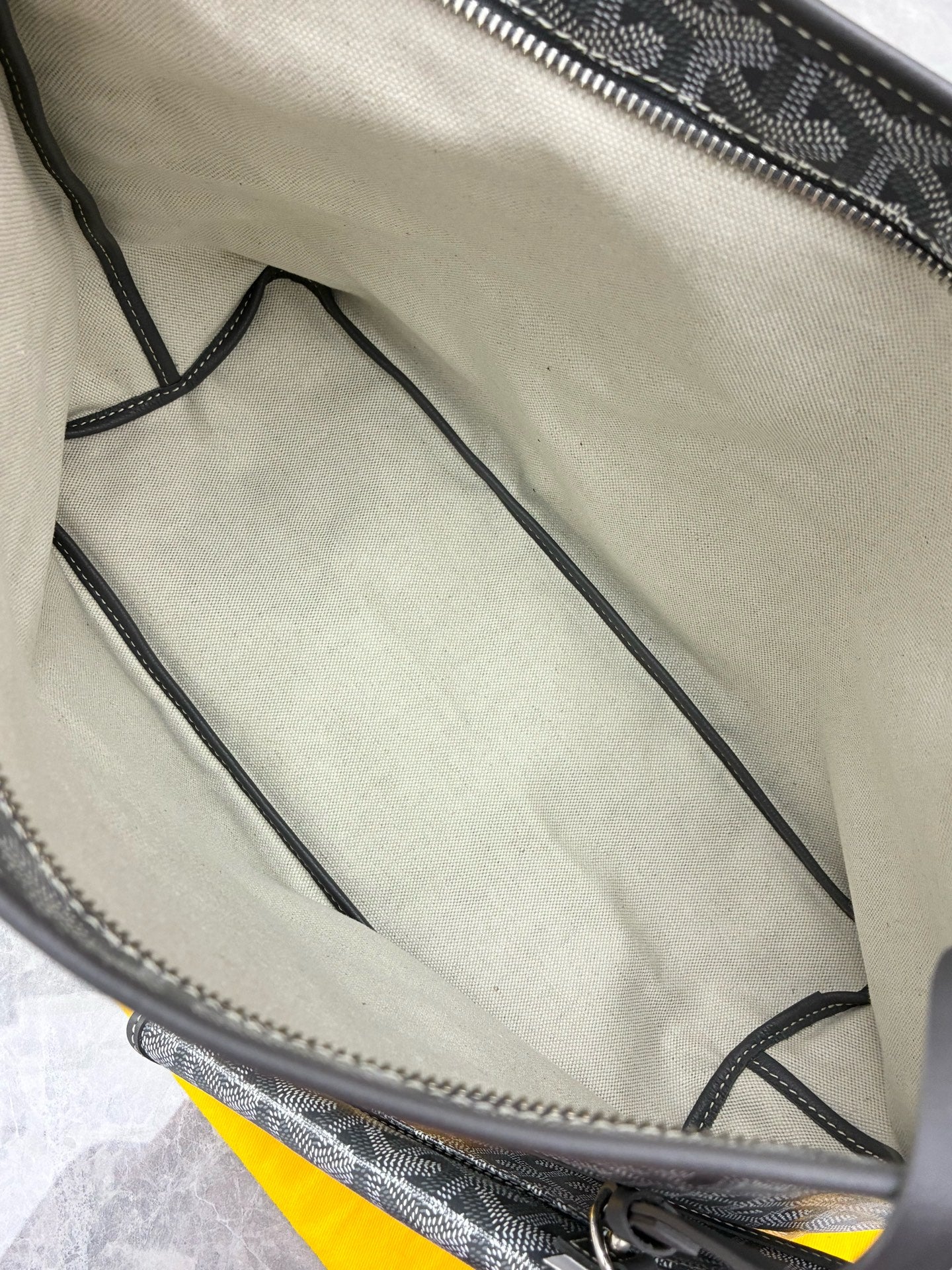 Goyard Hobo Tote – Grey Goyardine Canvas, Brand New