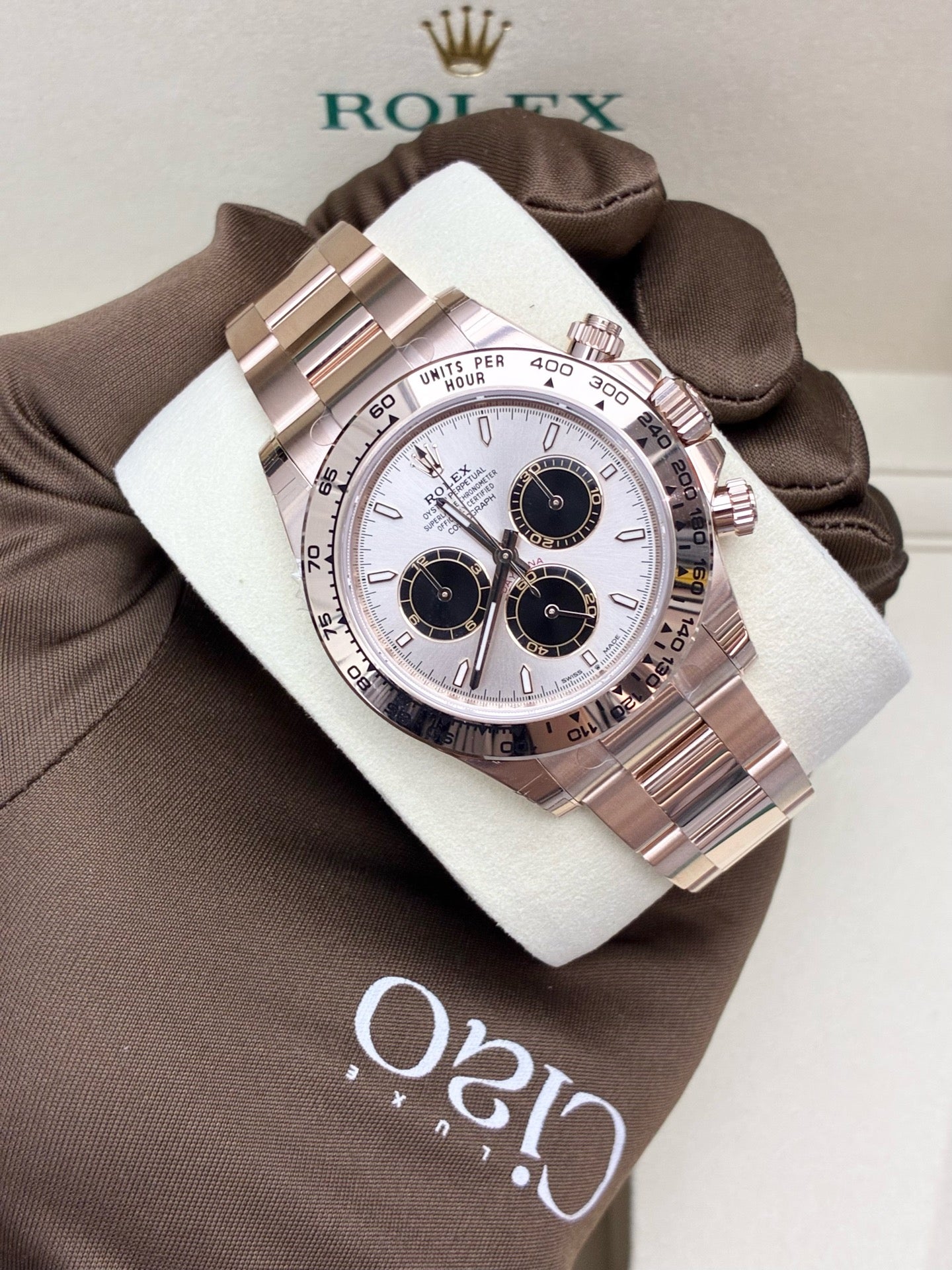 ROLEX Cosmograph Daytona – 18K Everose Gold, White Dial, Reference 126505-0003, 40mm, Brand New