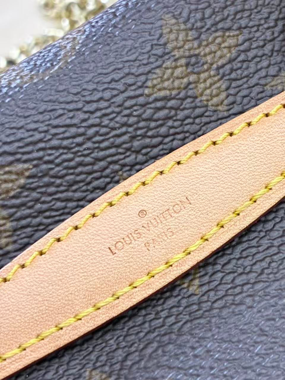 LOUIS VUITTON Nice Nano – Monogram Canvas Toiletry Pouch, Gold Hardware, Brand New
