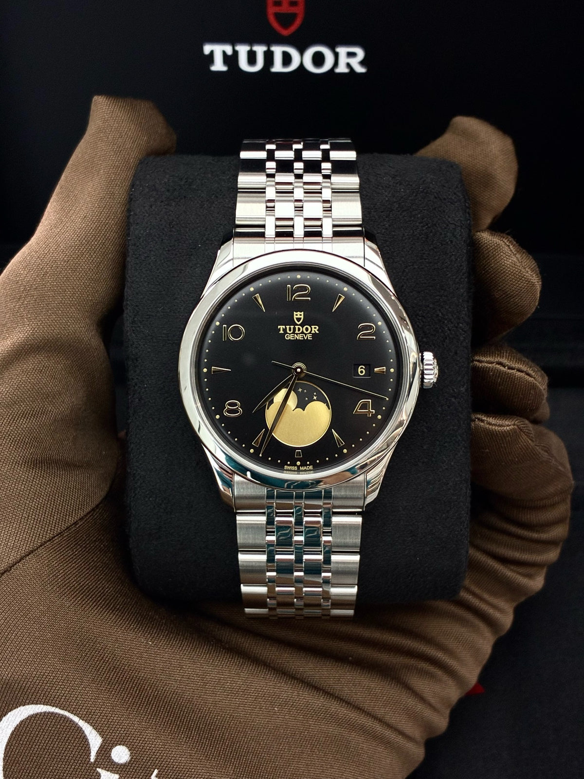TUDOR 1926 Moonphase – Steel 39mm, Black Dial with Golden Moon, Reference M91560-0003, Sept 2026, Brand New