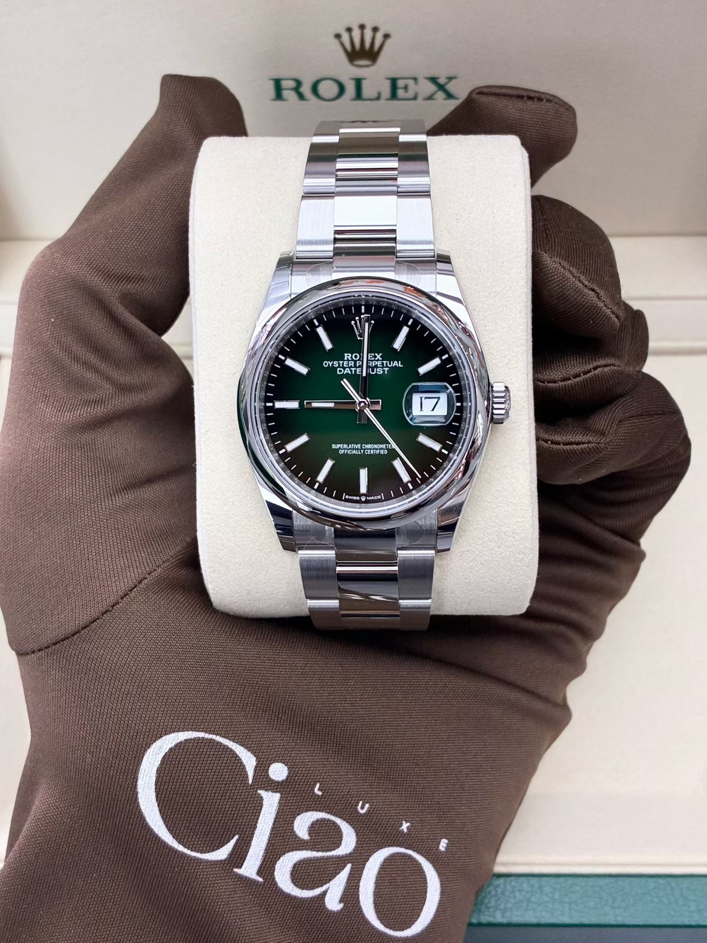 Datejust 36 Oyster, 36 mm, Oystersteel