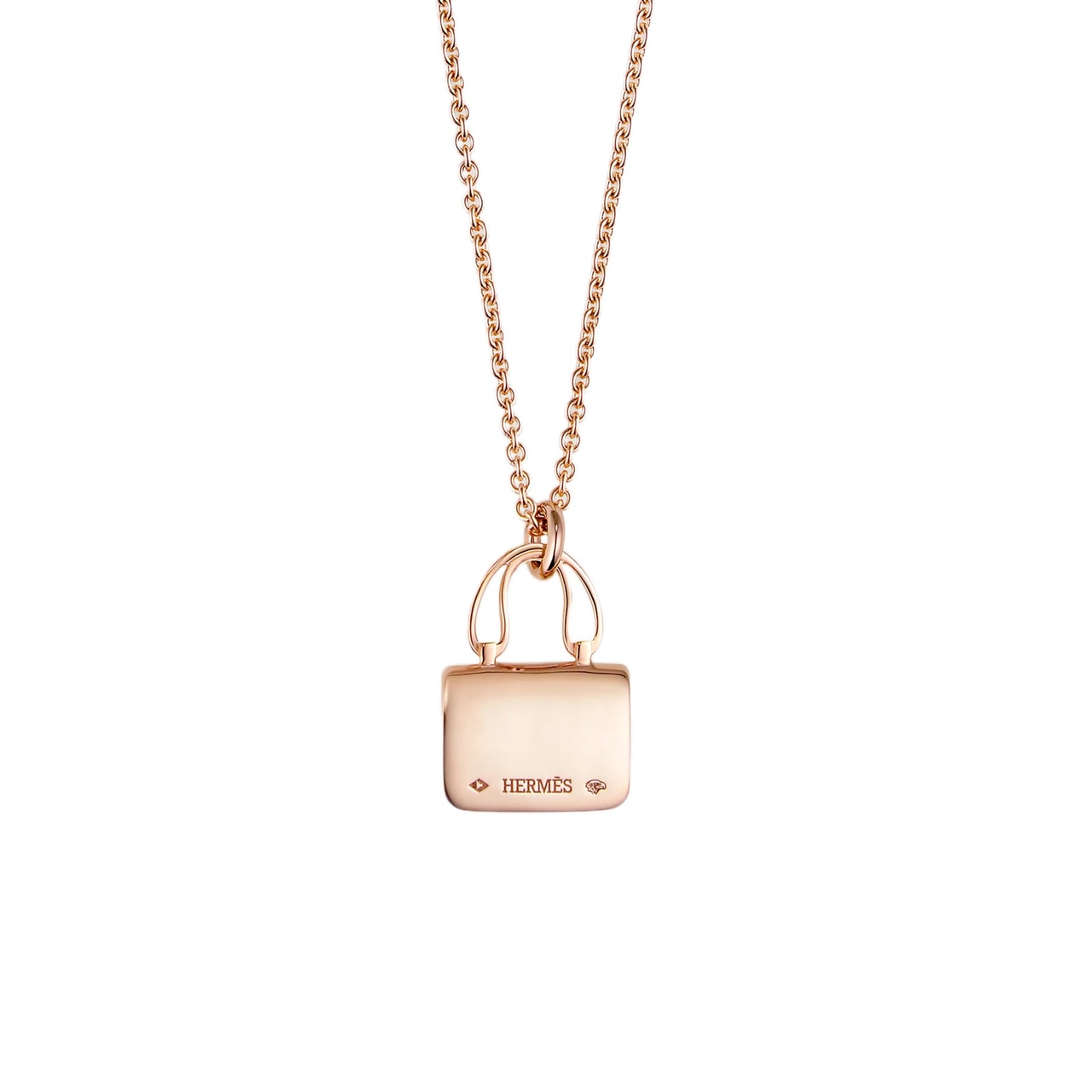 HERMÈS Amulettes Constance pendant (Rose Gold)