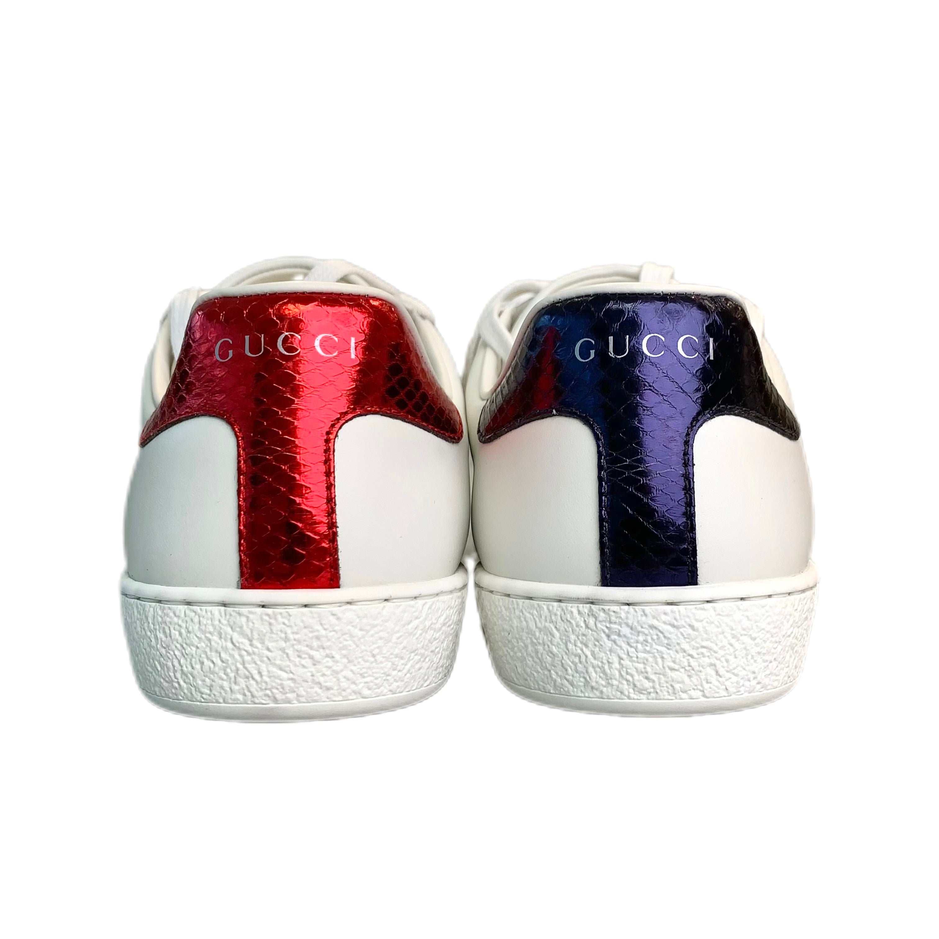 GUCCI Ace Web Tiger Slim Sneaker (White) 43