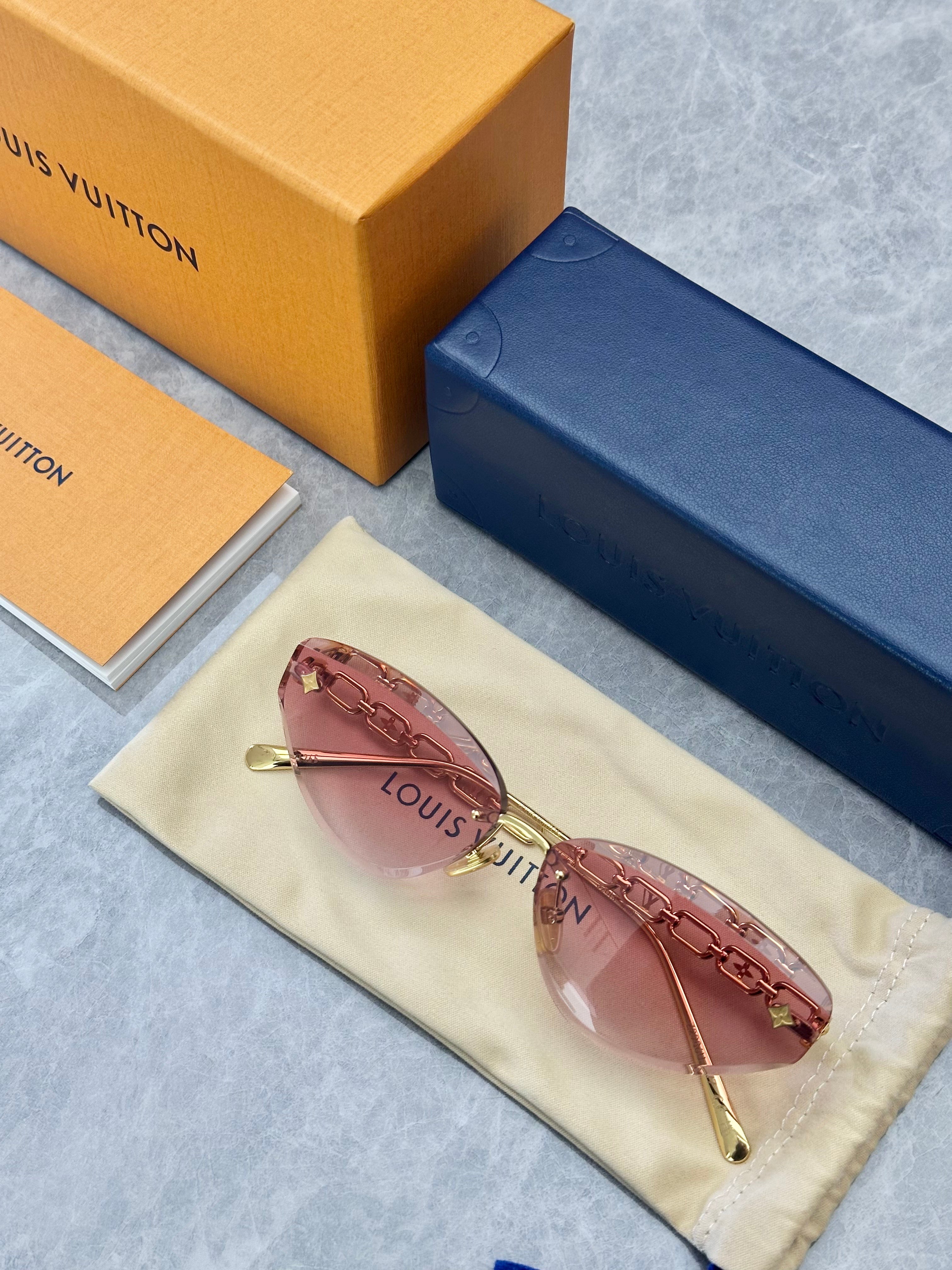 Louis Vuitton Jewel Low Cat Eye Sunglasses