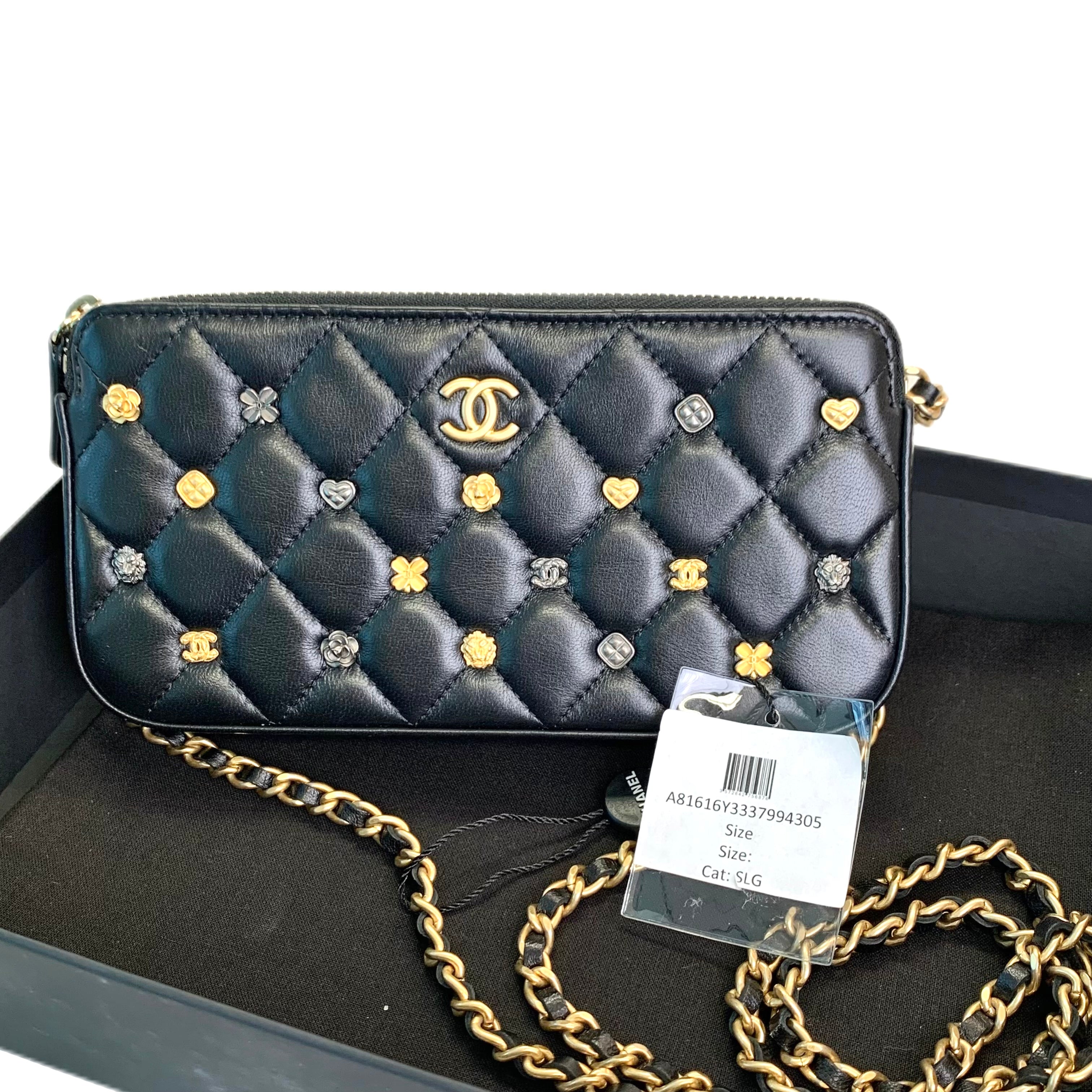 CHANEL Lucky Charms Clutch on Chain GHW