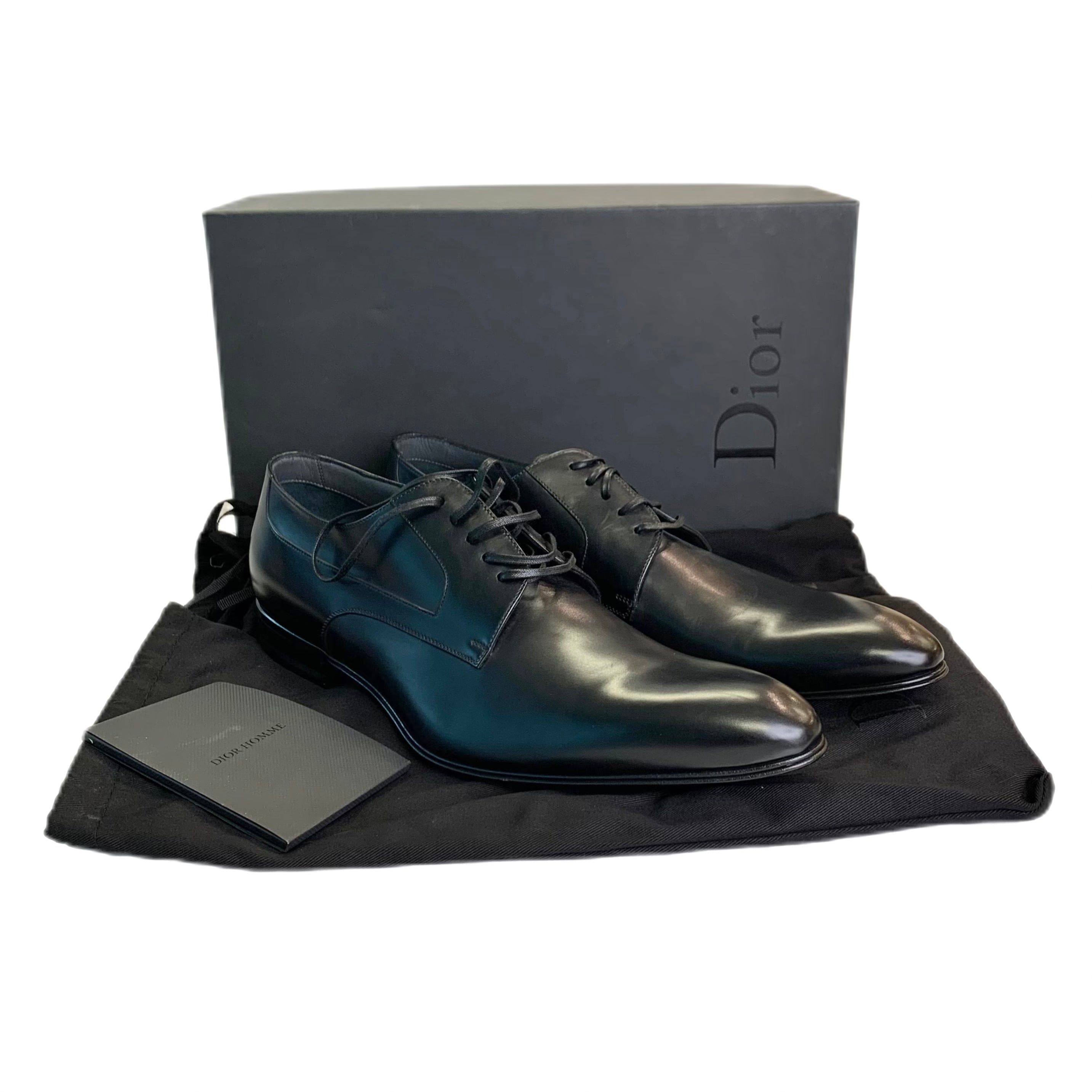 CHRISTIAN DIOR Timeless Derby Shoes Black 43