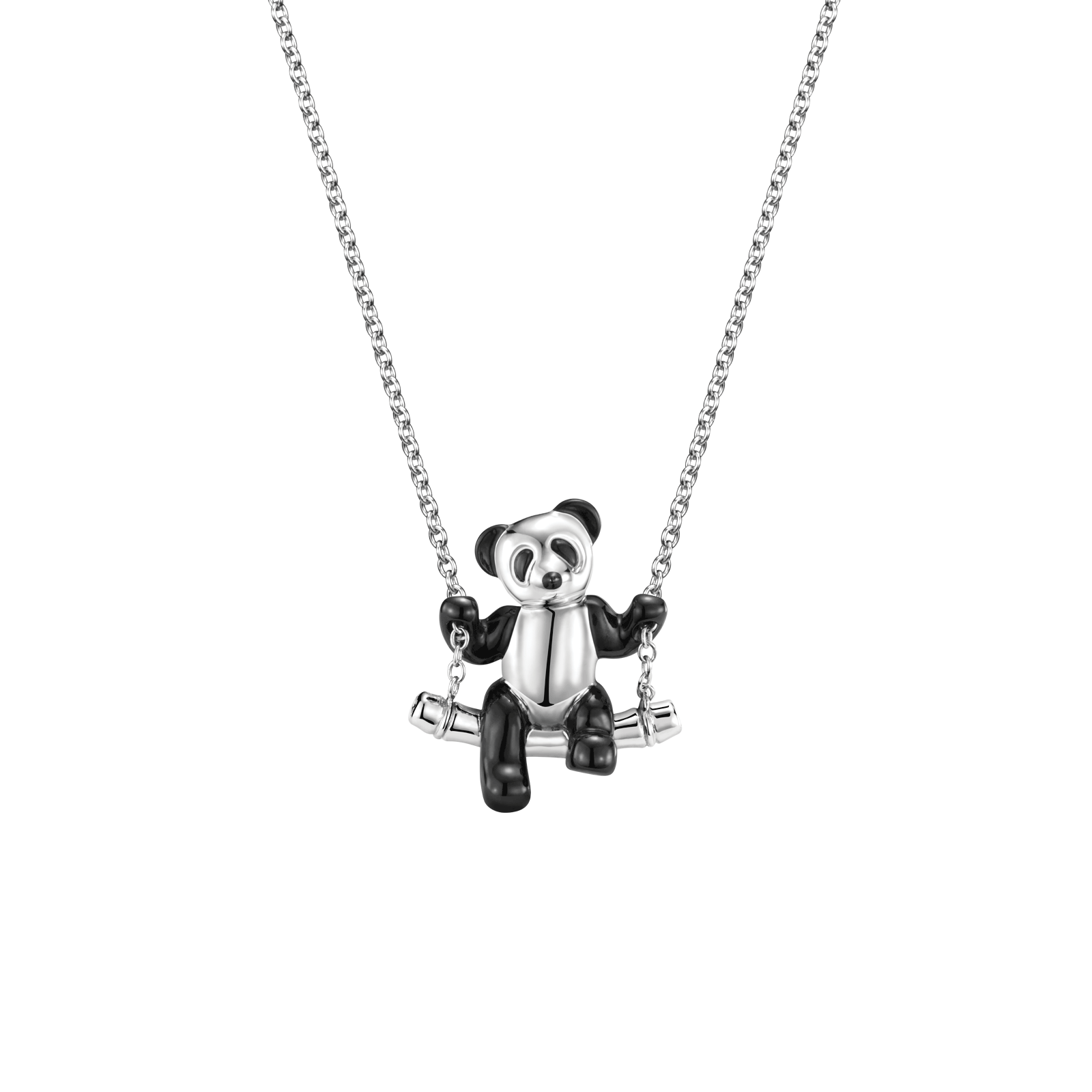 Qeelin Bobo Classic Bo Bo necklace in silver