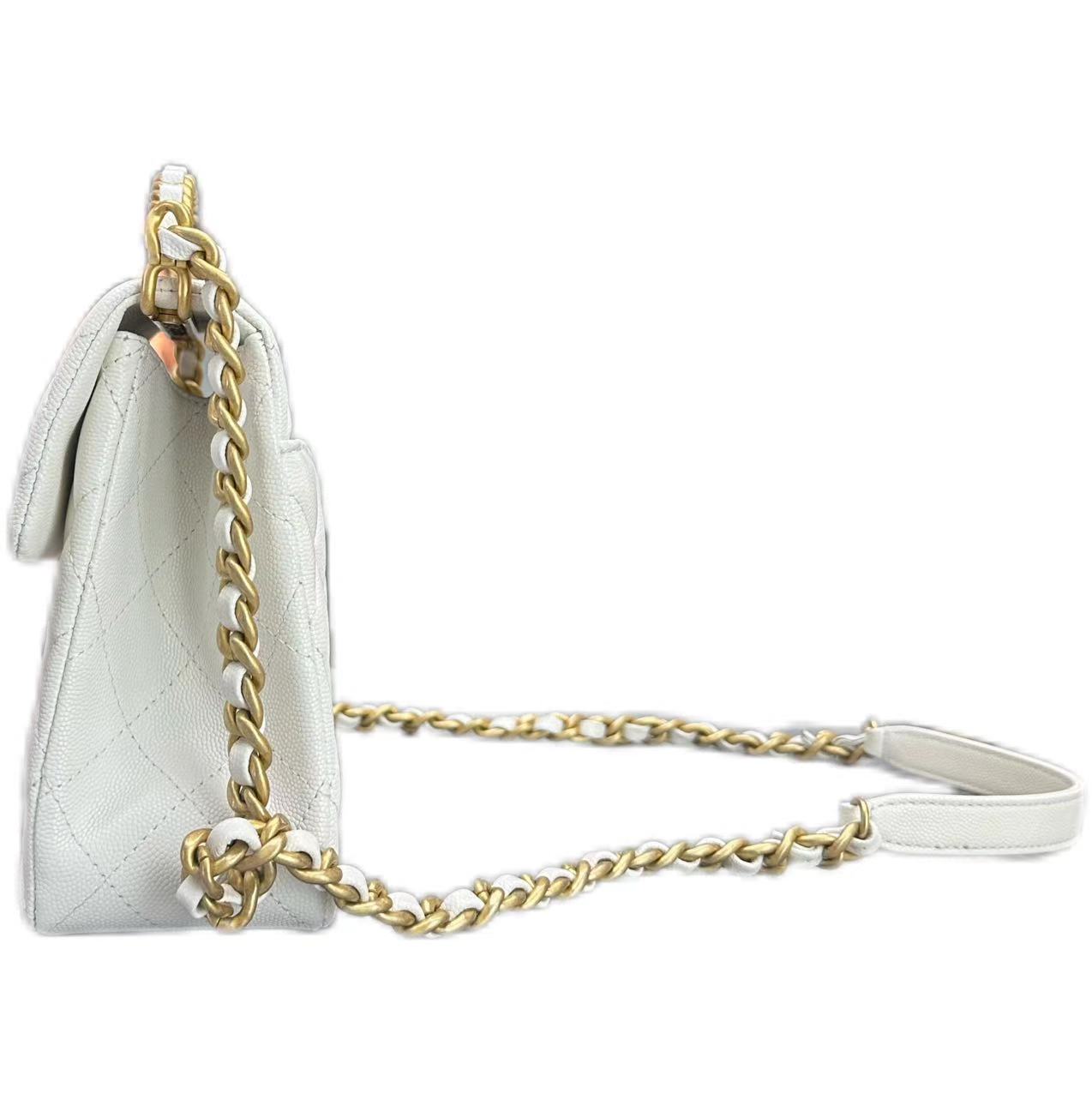 Chanel 24S 31 rue cambon handle bag calfskin (white)