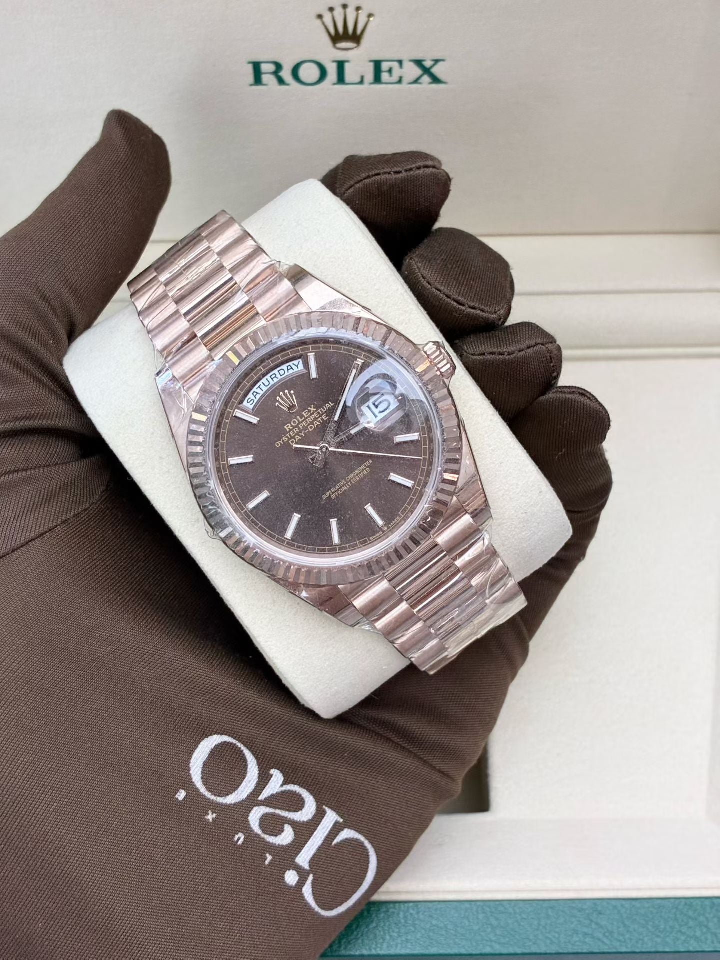 Rolex Day-Date 40 Oyster, 40 mm, Everose gold