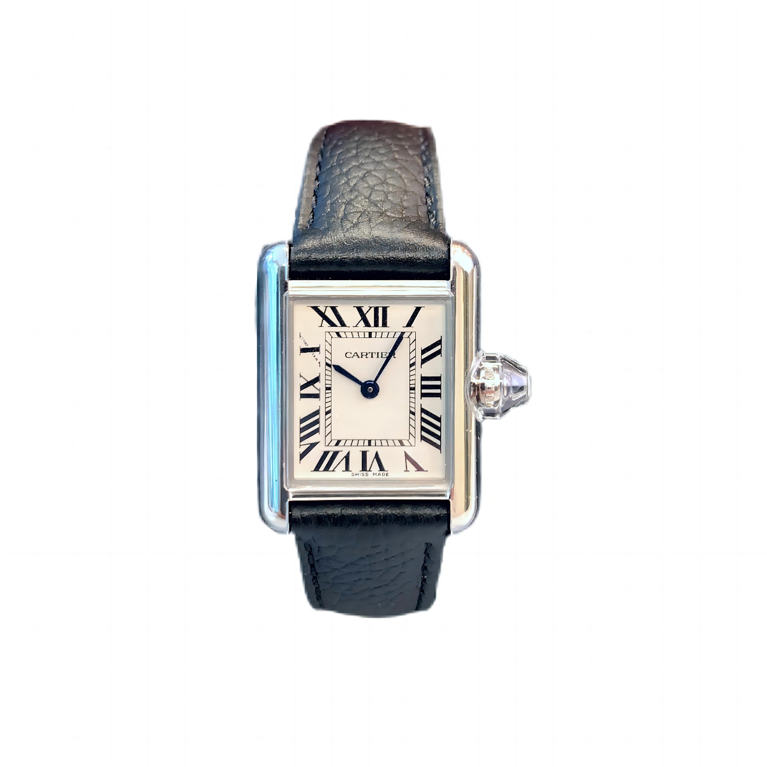 CARTIER WSTA0042 TANK MUST WATCH Black