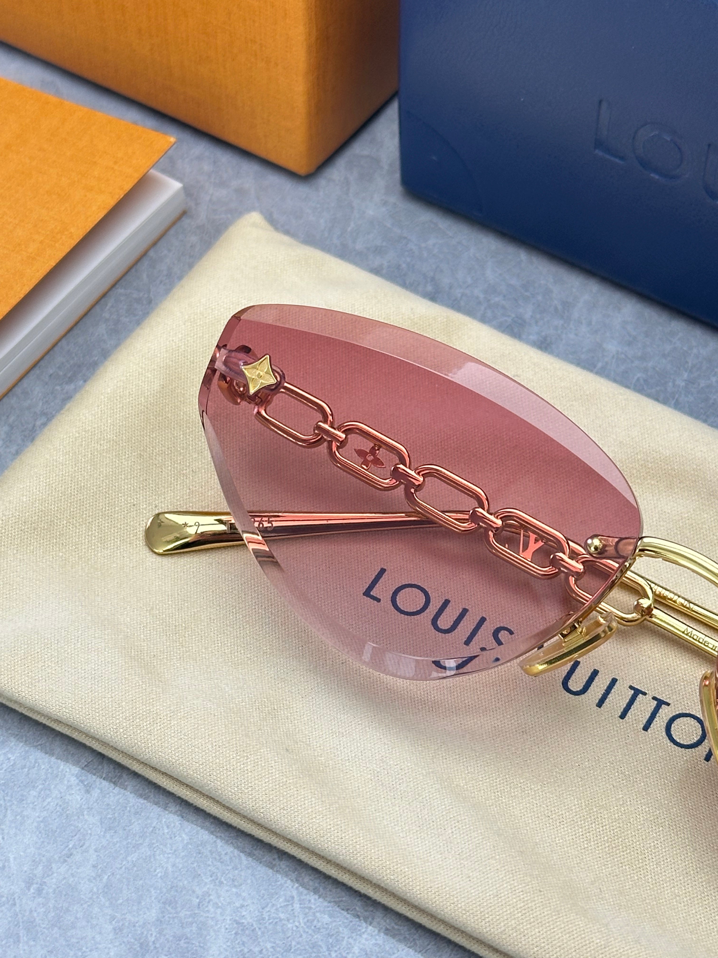 Louis Vuitton Jewel Low Cat Eye Sunglasses