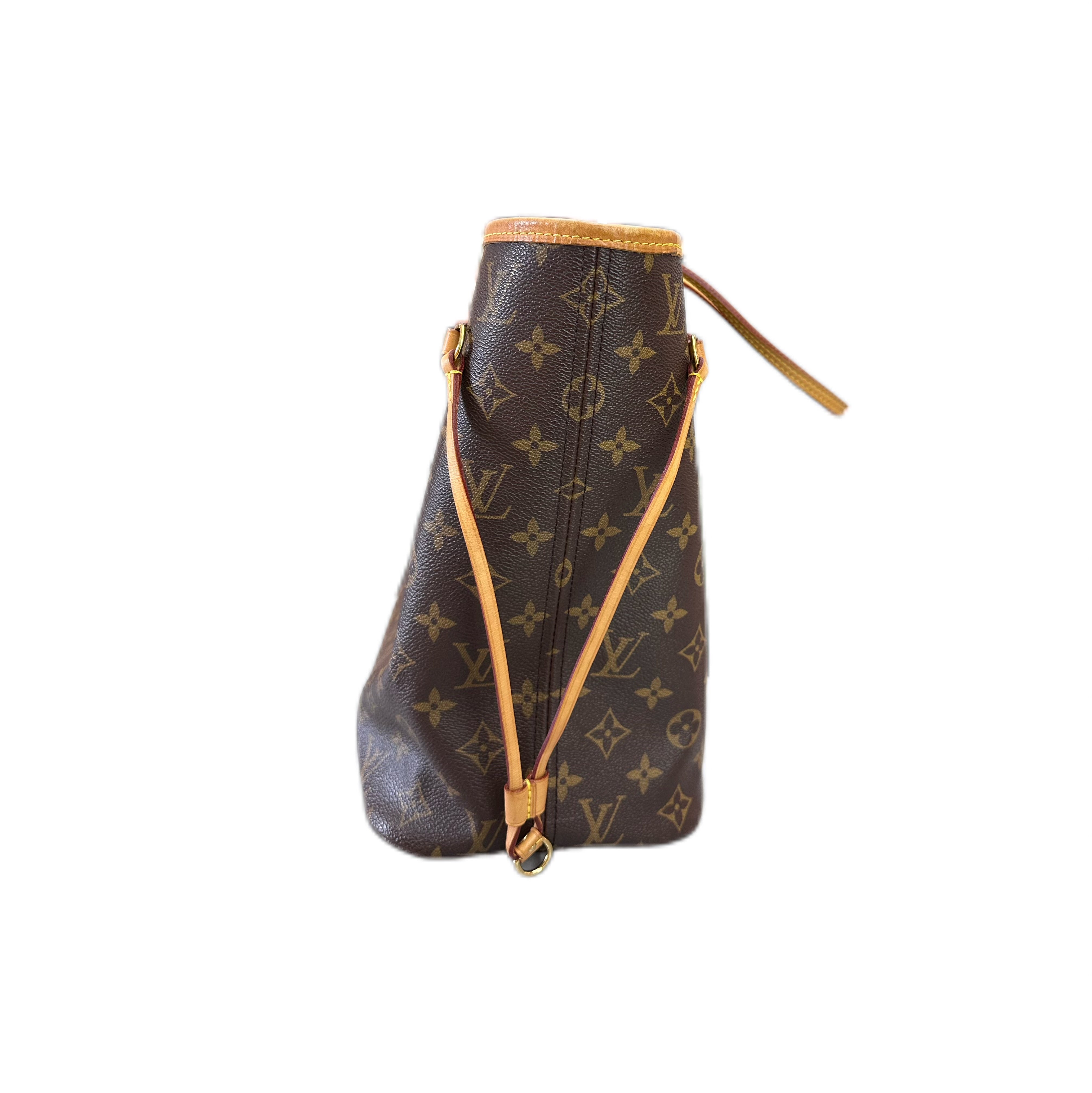 LOUIS VUITTON Neverfull MM Tote (Brown)