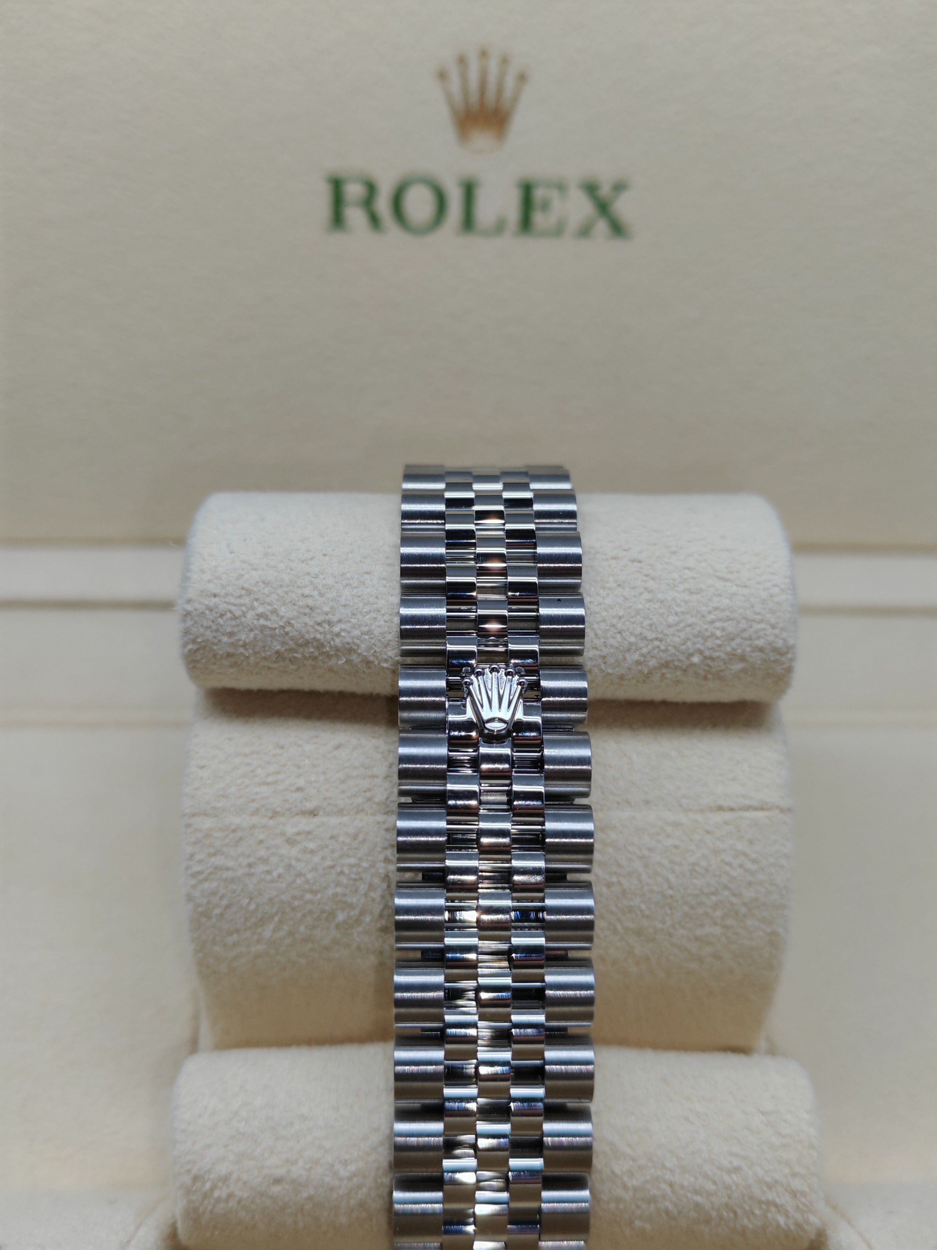 Rolex 278274 Datejust 31 with Oystersteel and White Gold, Bright blue, Jubilee Bracelet