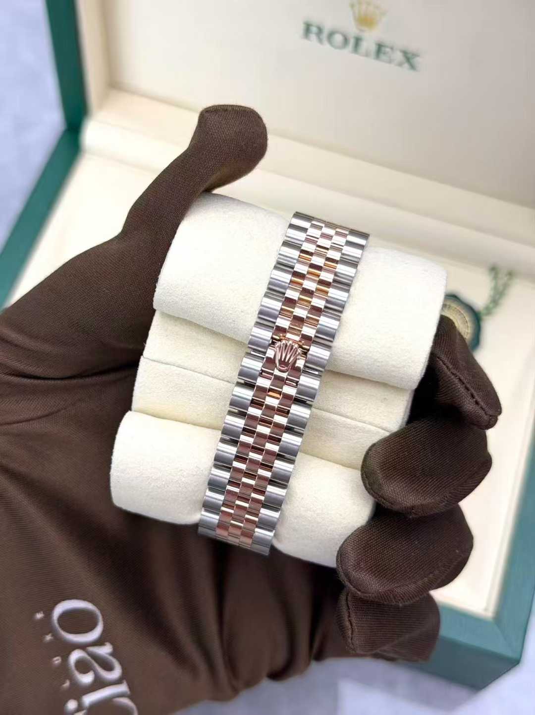 Datejust 31  Oyster, 31 mm, Oystersteel and Everose gold