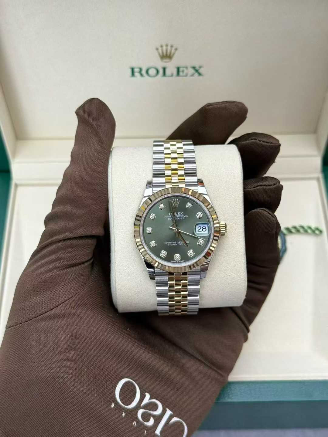 Datejust 31  Oyster, 31 mm, Oystersteel and yellow gold