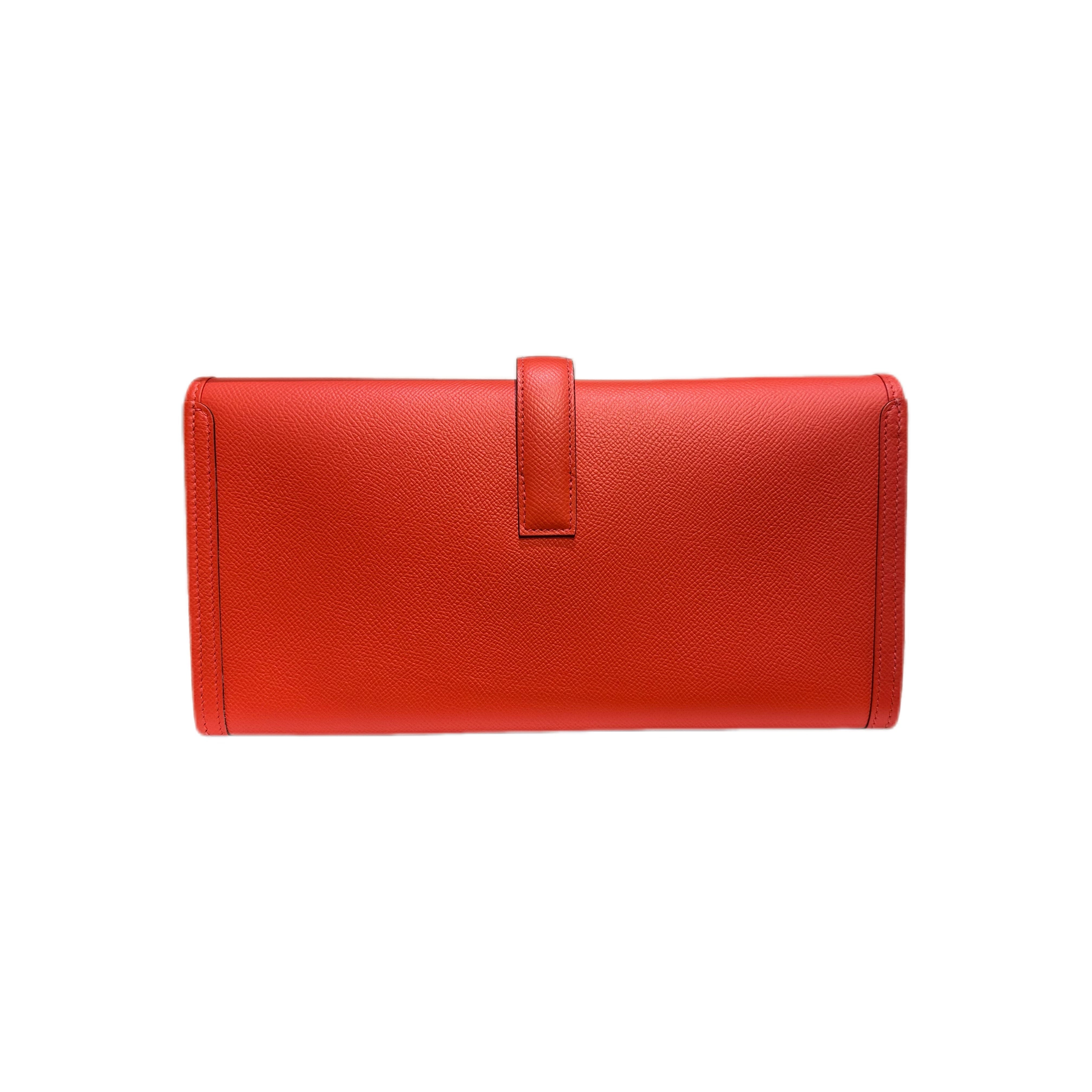 Hermès Jige Elan 29 Clutch in Swift Leather(Rose Azalee)