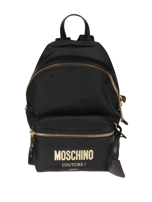 MOSCHINO Couture backpack (Black/Gold)