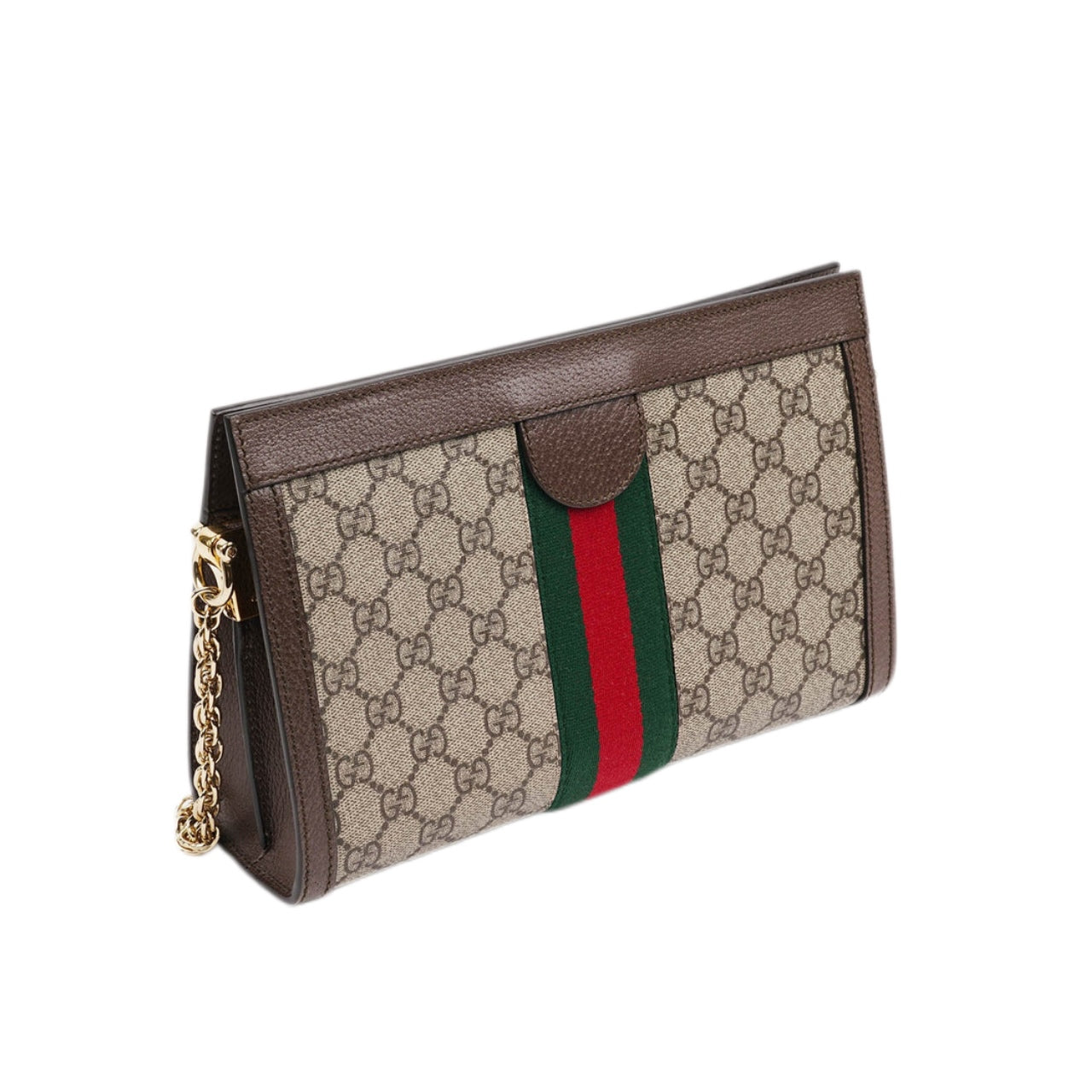 Gucci GG SMALL SHOULDER BAG (Oro/Brown)