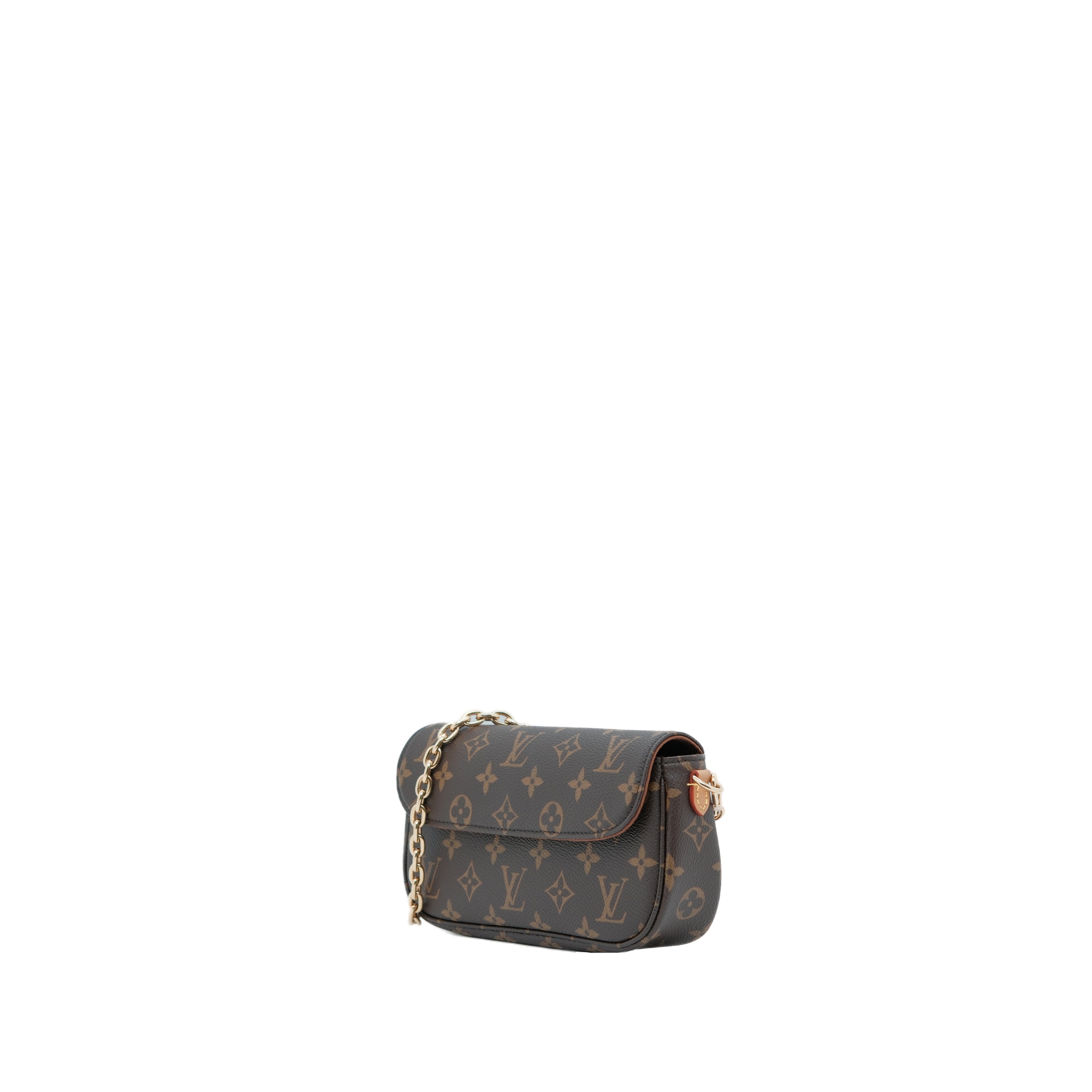 LOUIS VUITTON Wallet on Chain Ivy GHW (Brown Monogram)