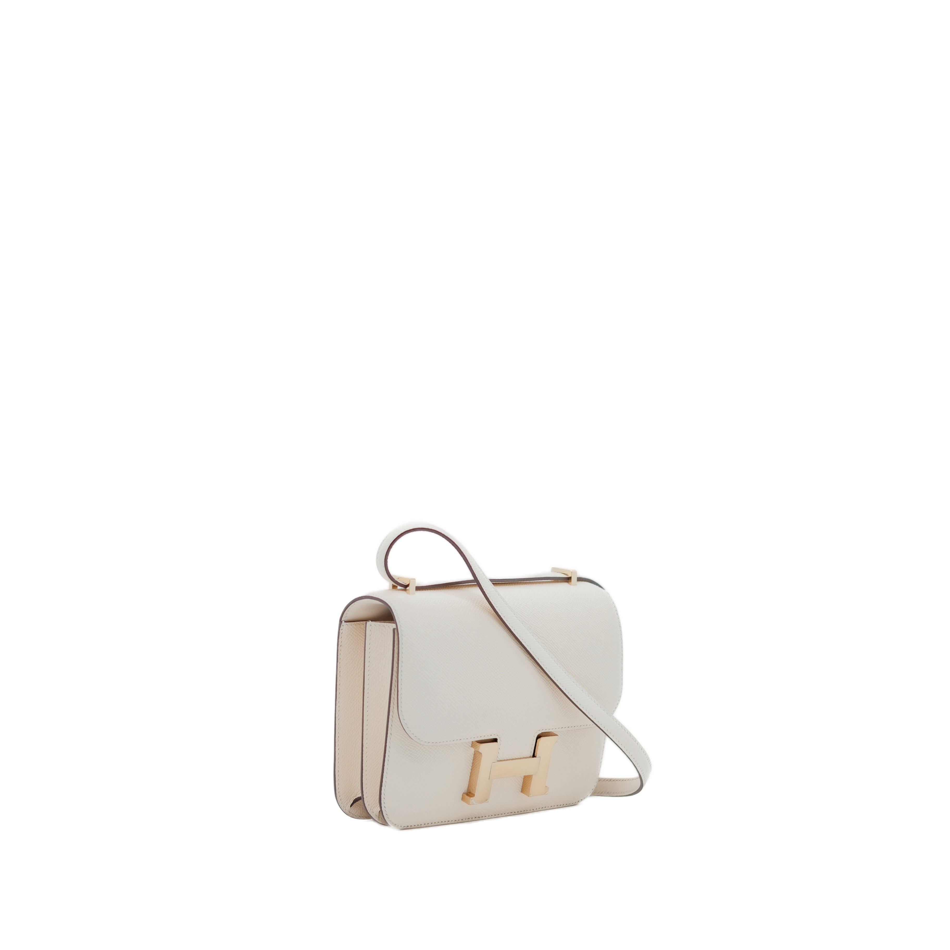 Hermès Constance III Mini Bag GHW Craie (Nata Cream) B Stamp, nearly new