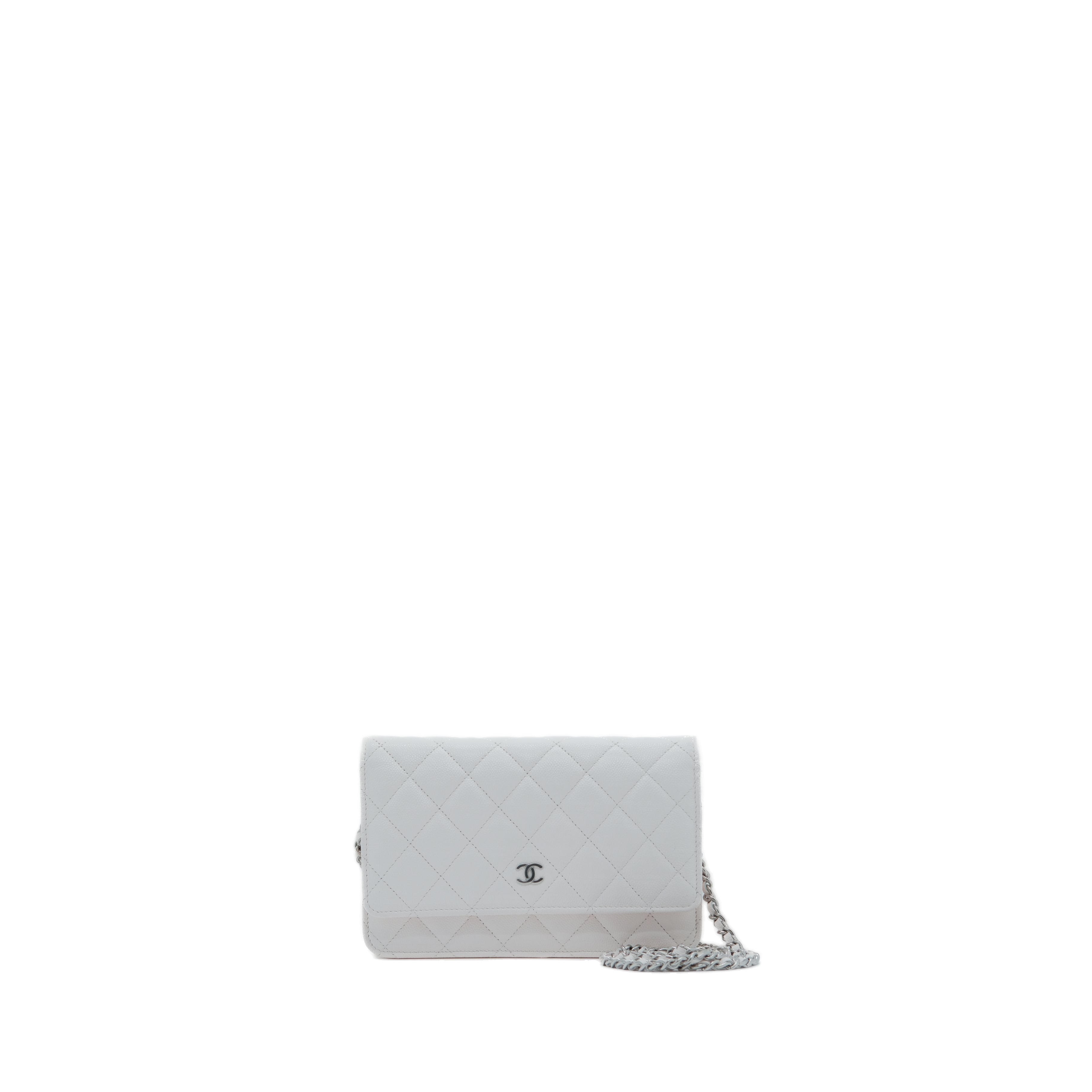 Chanel classic wallet on chain handbag SHW (white)