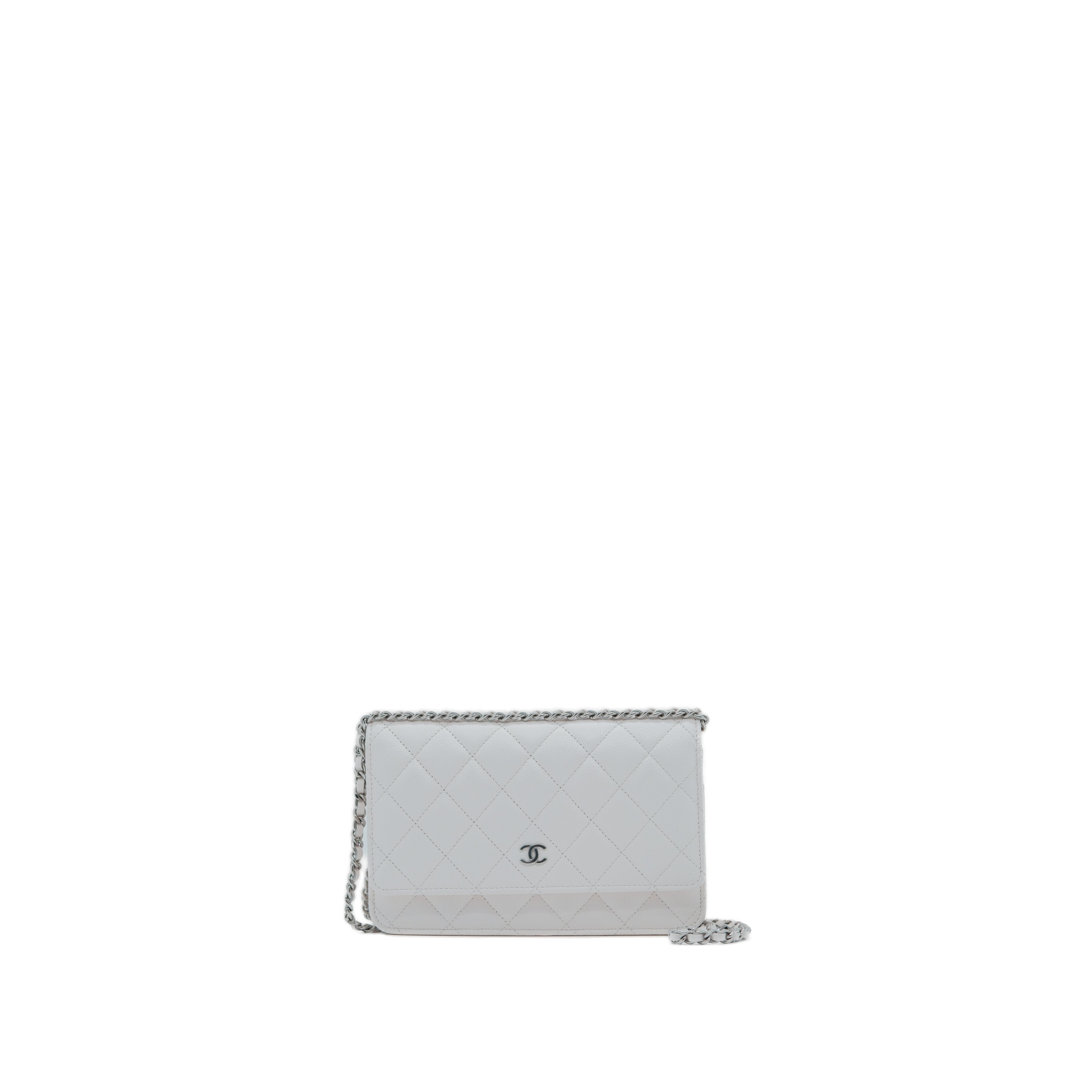 Chanel classic wallet on chain handbag SHW (white)