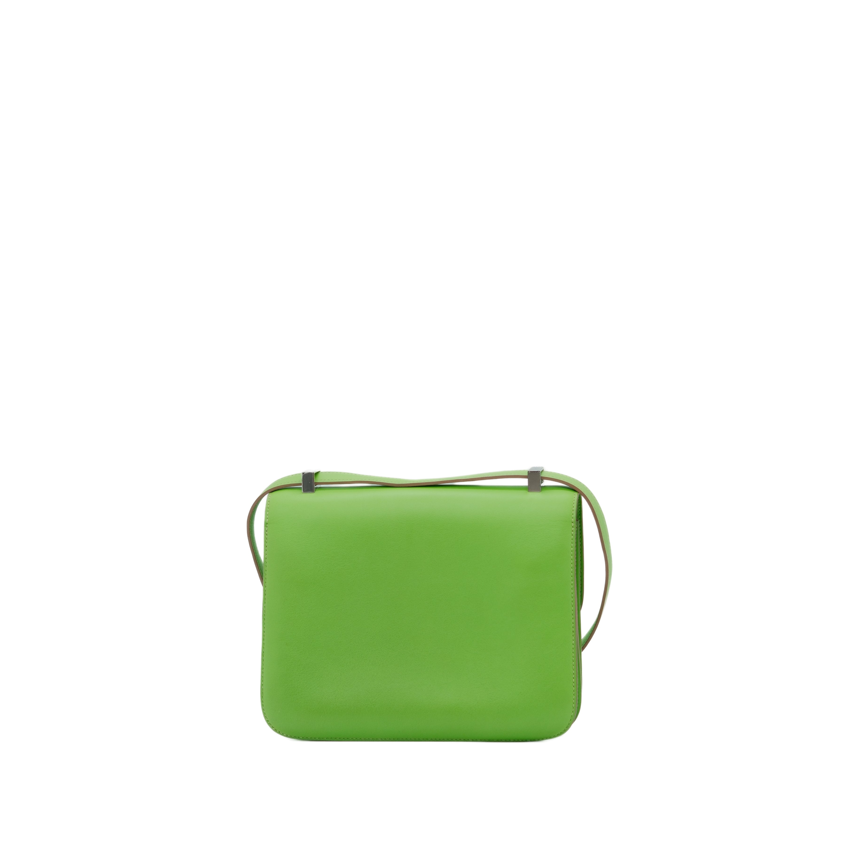 HERMÈS Constance 24 Bag Evercolor SHW Vert Cru (Green)Squared P Stamp