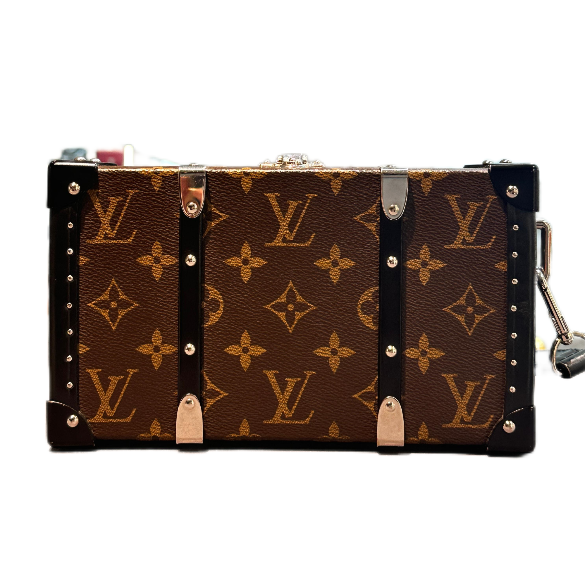 LOUIS VUITTON Monogram Macassar Canvas Wallet Trunk