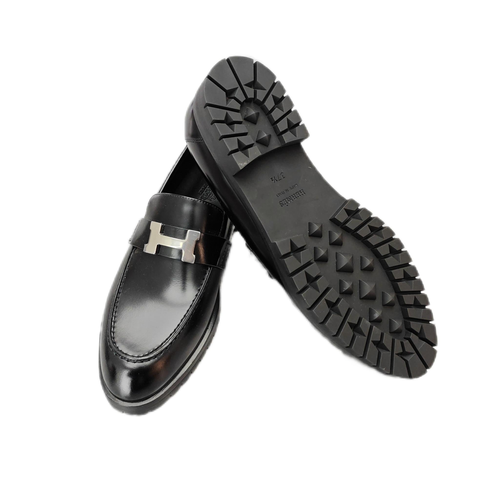 HERMÈS Faubourg loafer Noir 37.5