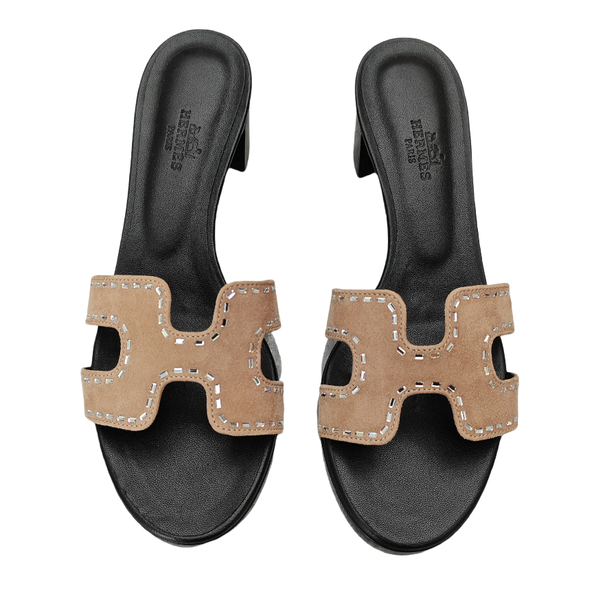 HERMÈS Oasis sandal Beige Argile 37