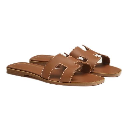 HERMÈS ORAN SANDAL Gold 37