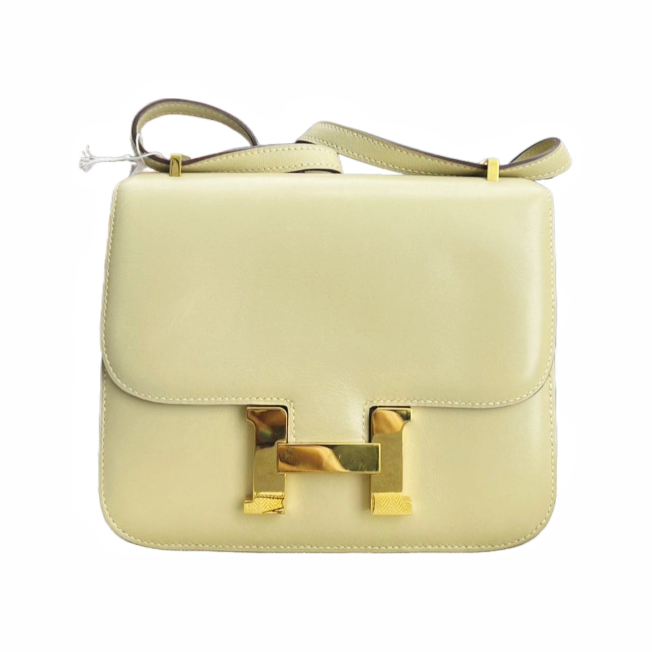 Hermès Constance III Mini Bag GHW Vanille (Beige Vanilla) Square M Stamp