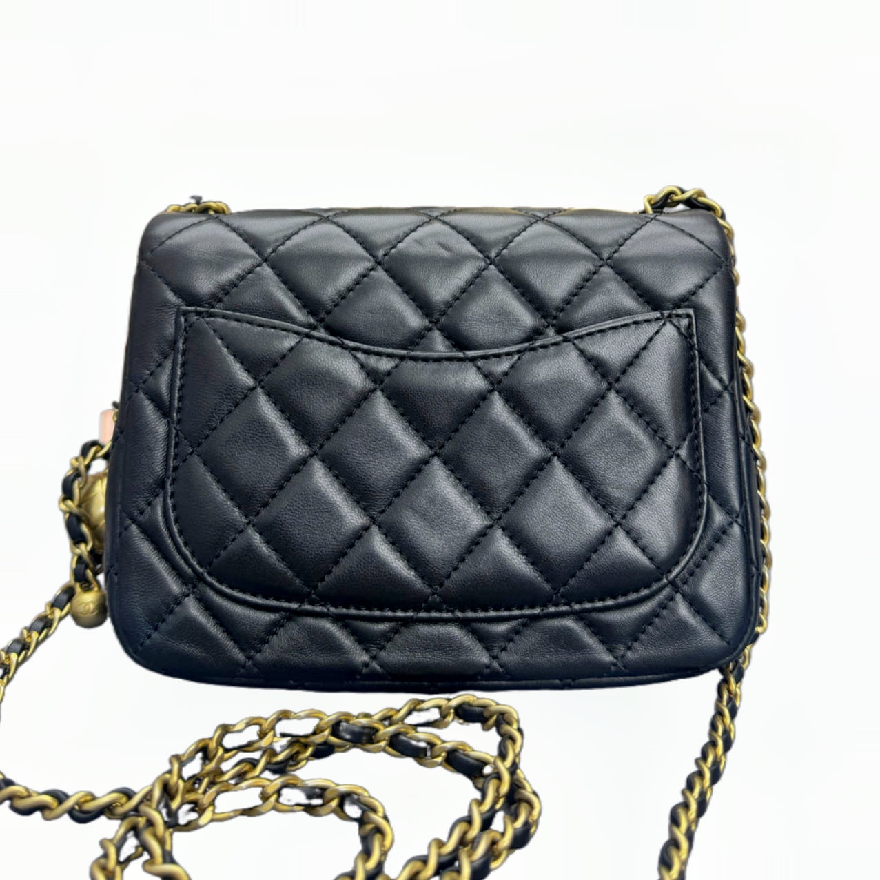 Chanel pearl crush flap bag