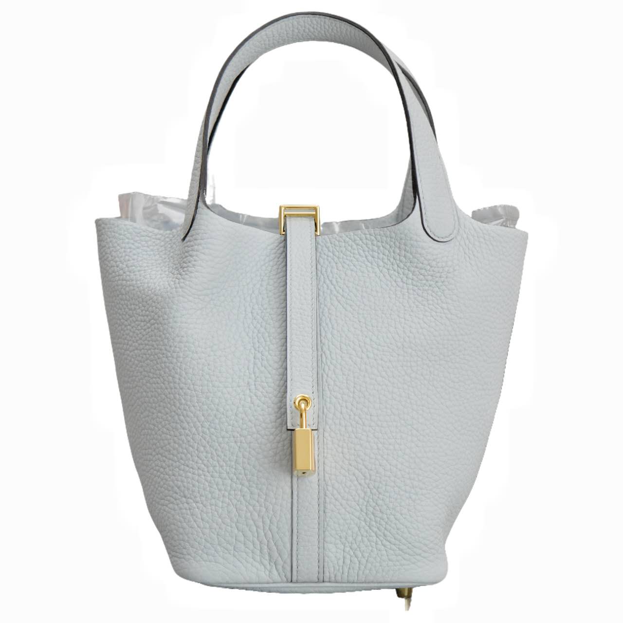 Hermès Picotin Lock 18 Bag GHW Bleu Pale (Light Blue) B Stamp