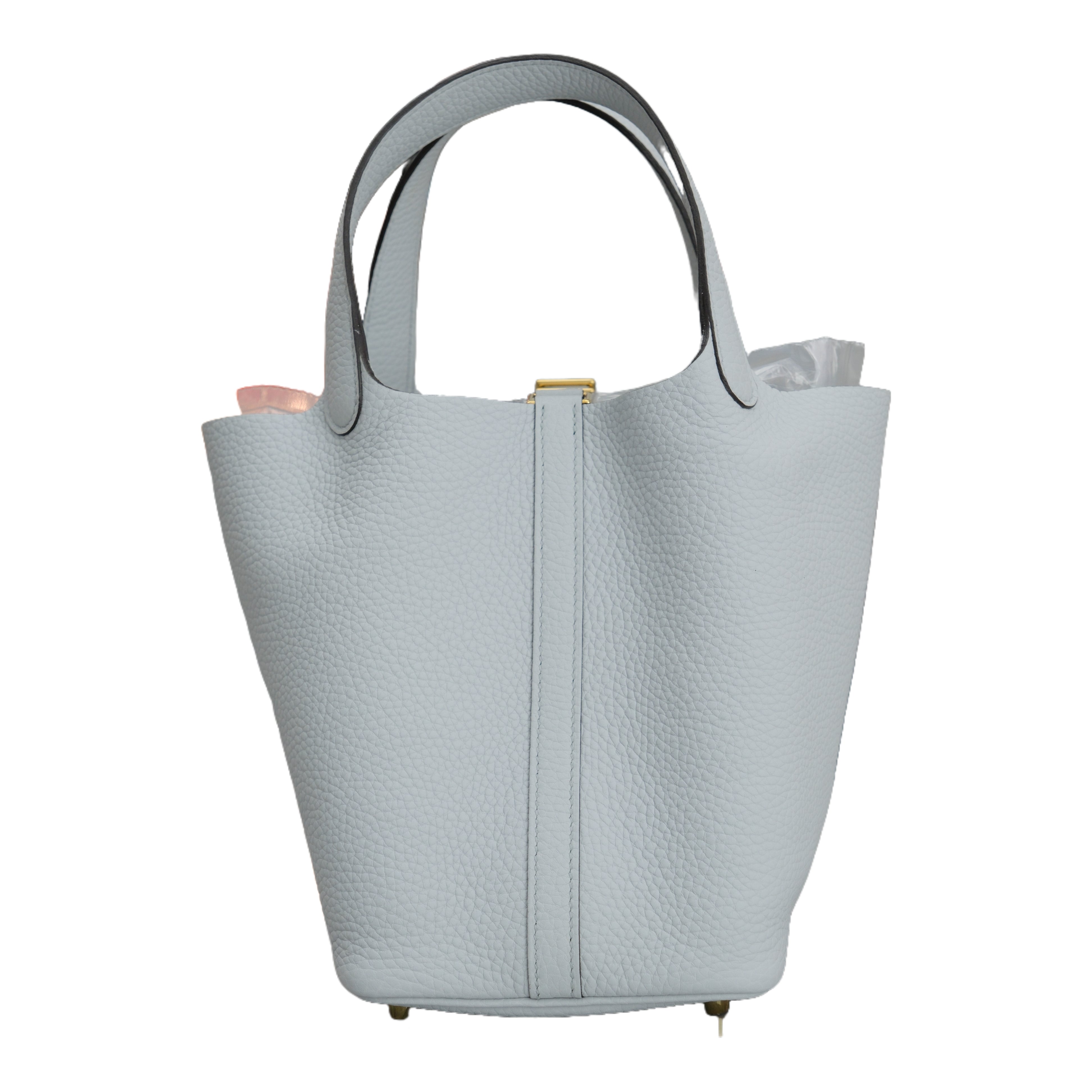 Hermès Picotin Lock 18 Bag GHW Bleu Pale (Light Blue) B Stamp