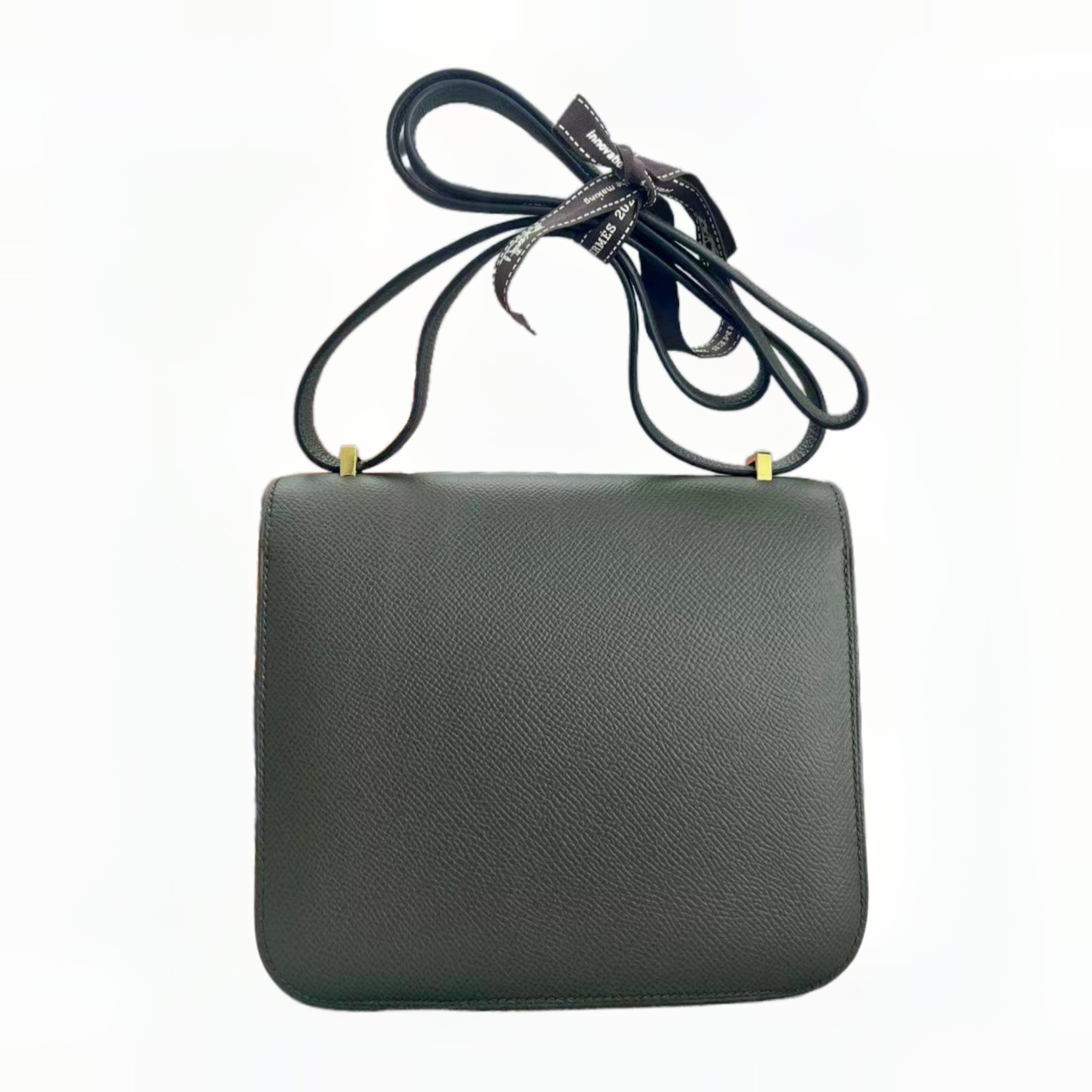 Hermès Constance III Mini Bag GHW Vert de Gris (Dark Green) Z Stamp