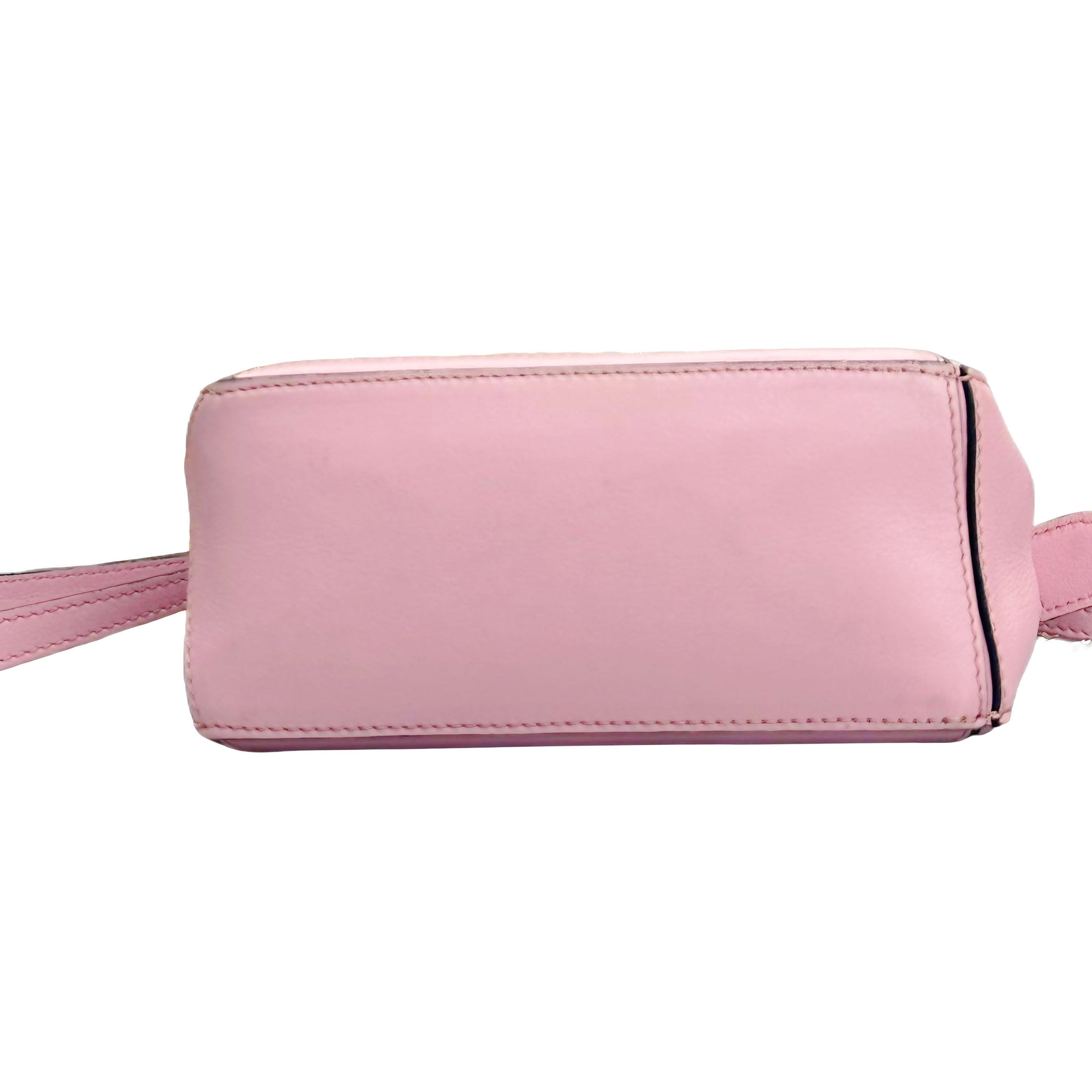 Loewe Mini Puzzle Bag in Classic Calfskin (Pink)