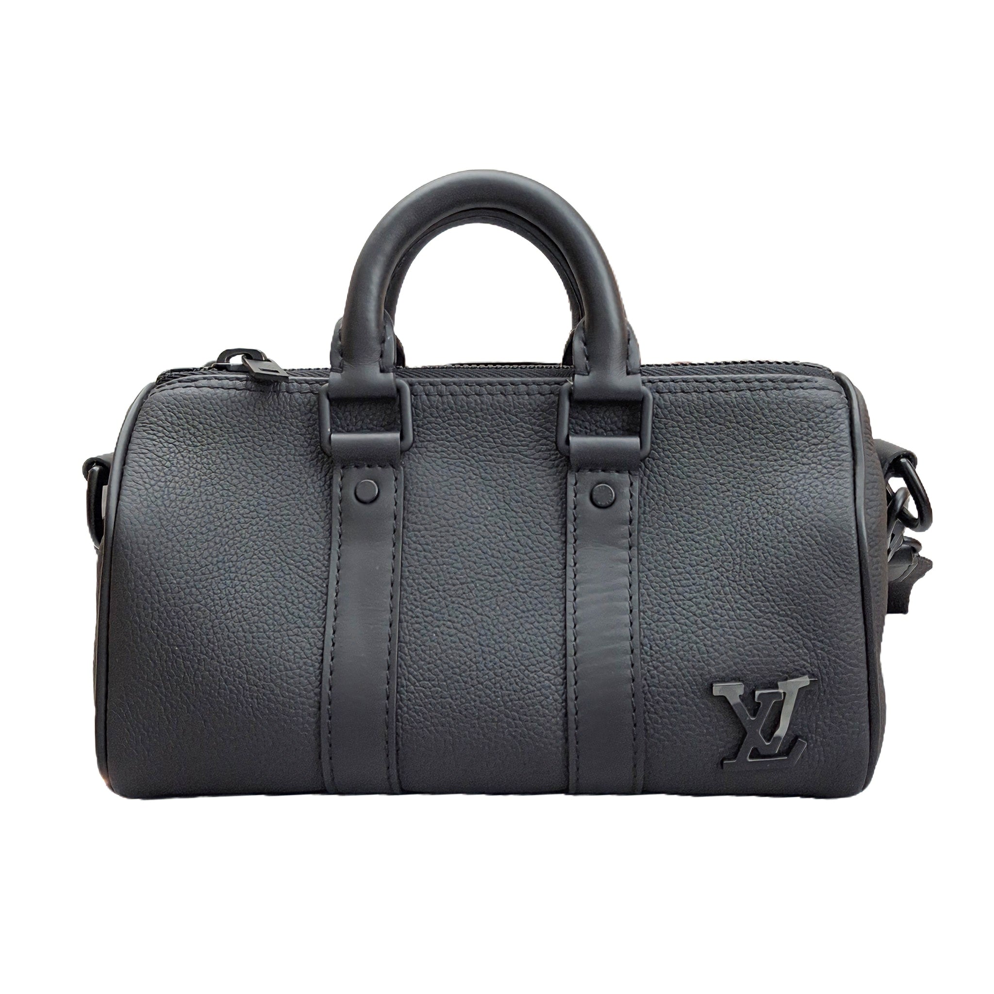 LOUIS VUITTON Keepall Bandoulière 25 (Black Monogram)