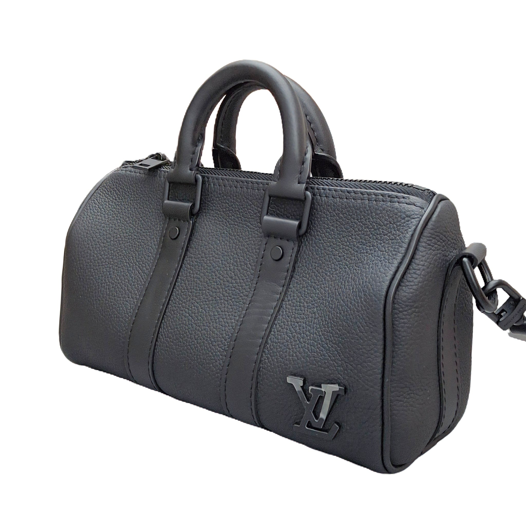 LOUIS VUITTON Keepall Bandoulière 25 (Black Monogram)