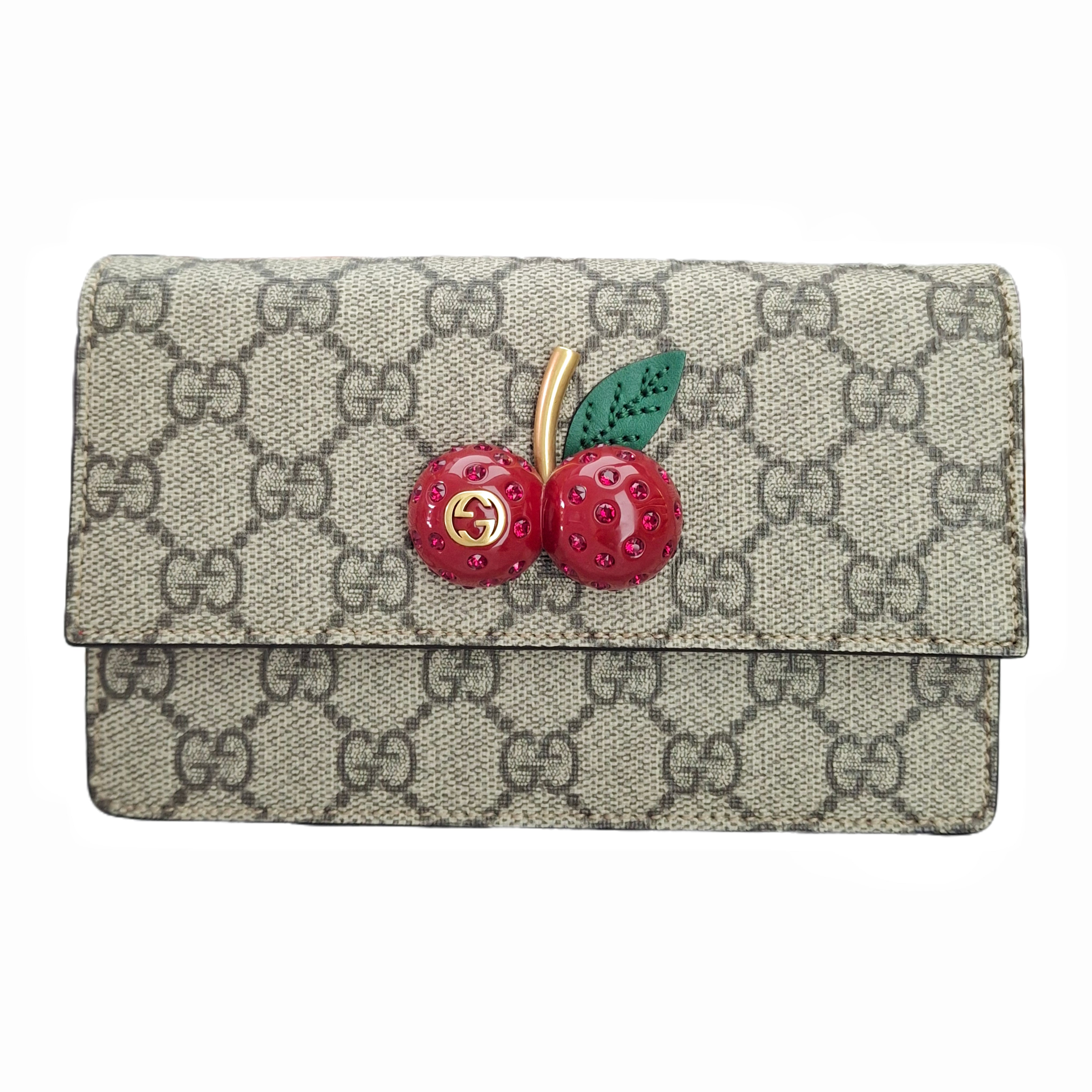 Gucci Supreme Mini Bag with Cherries