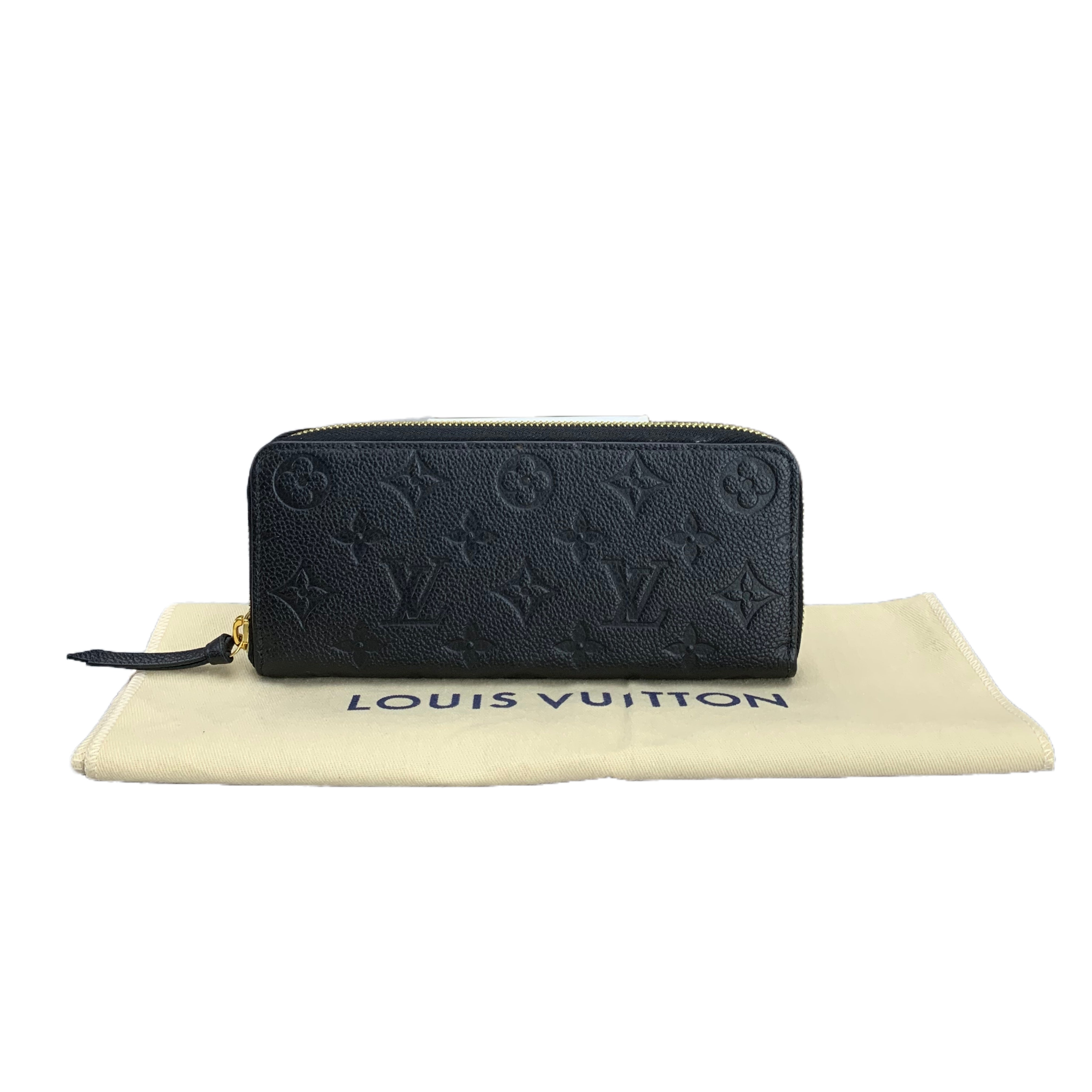 LOUIS VUITTON Clémence Wallet (Monogram Black)