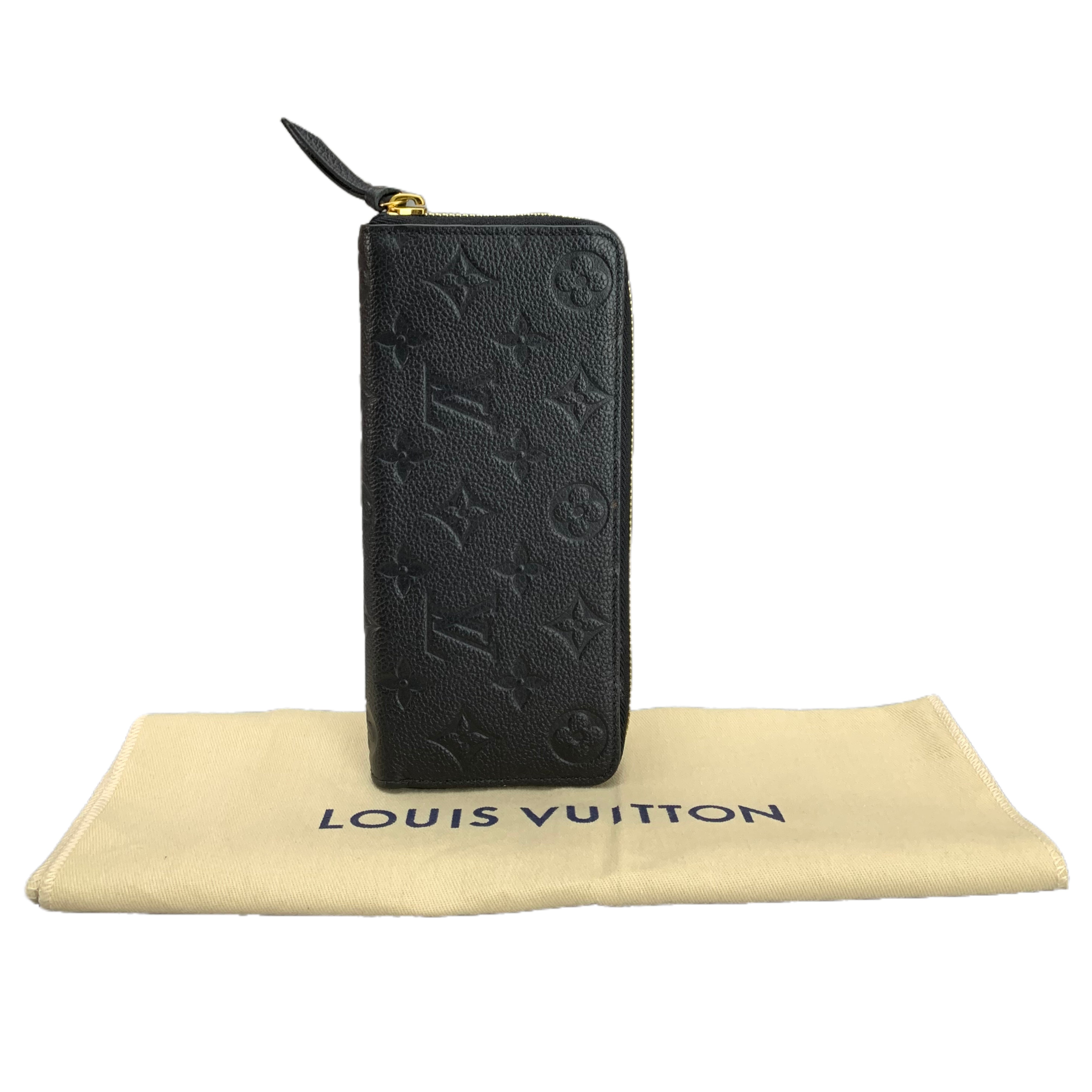 LOUIS VUITTON Clémence Wallet (Monogram Black)