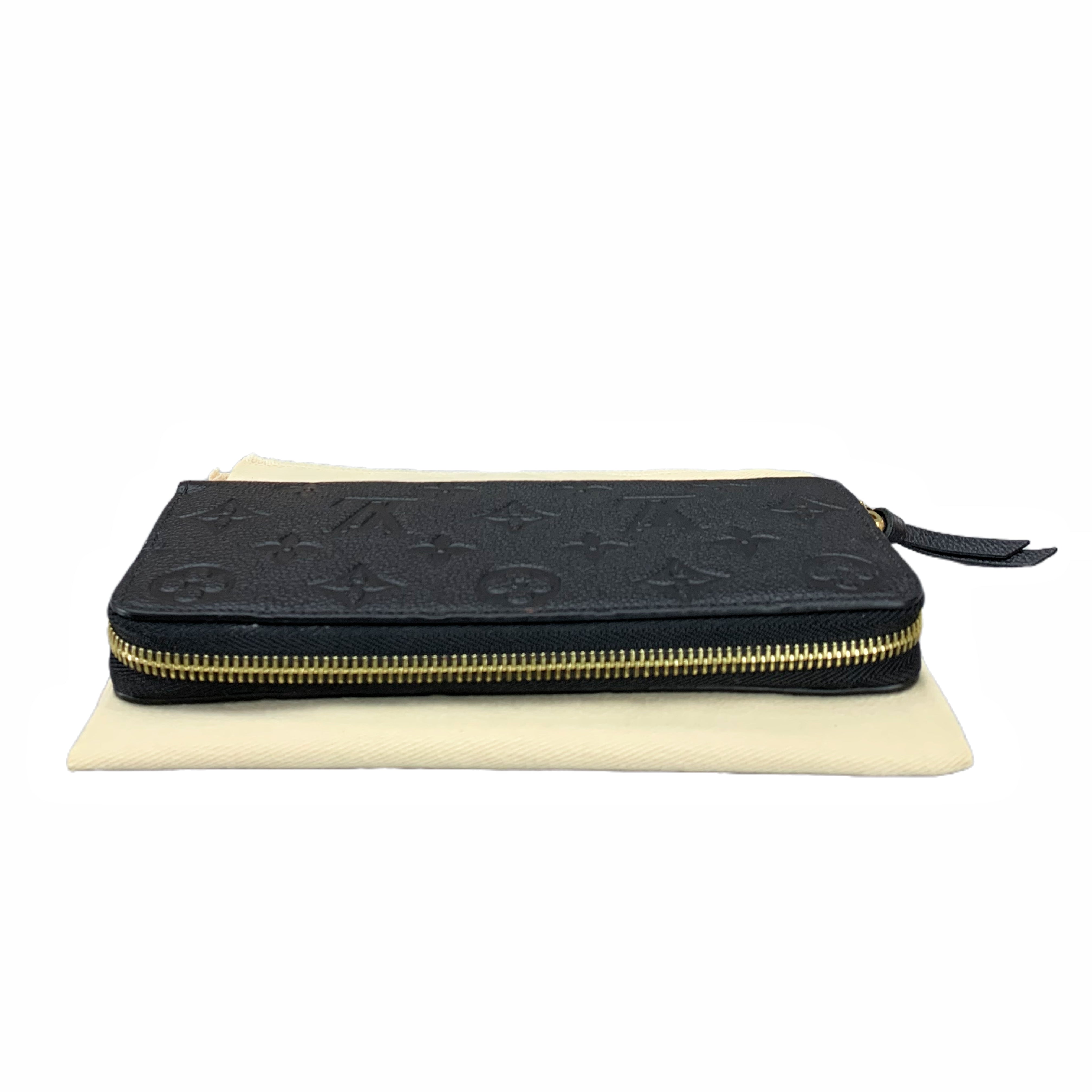 LOUIS VUITTON Clémence Wallet (Monogram Black)