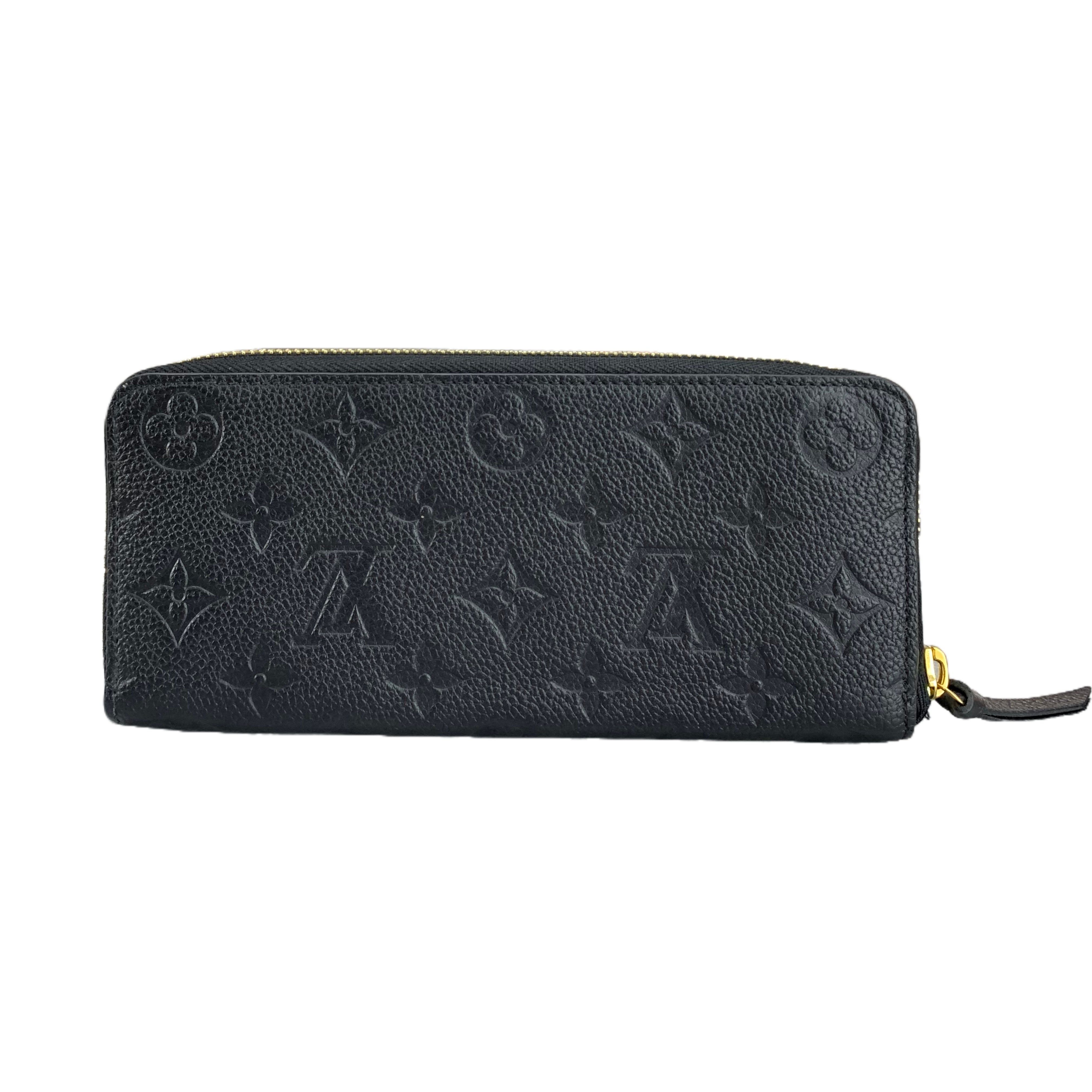 LOUIS VUITTON Clémence Wallet (Monogram Black)