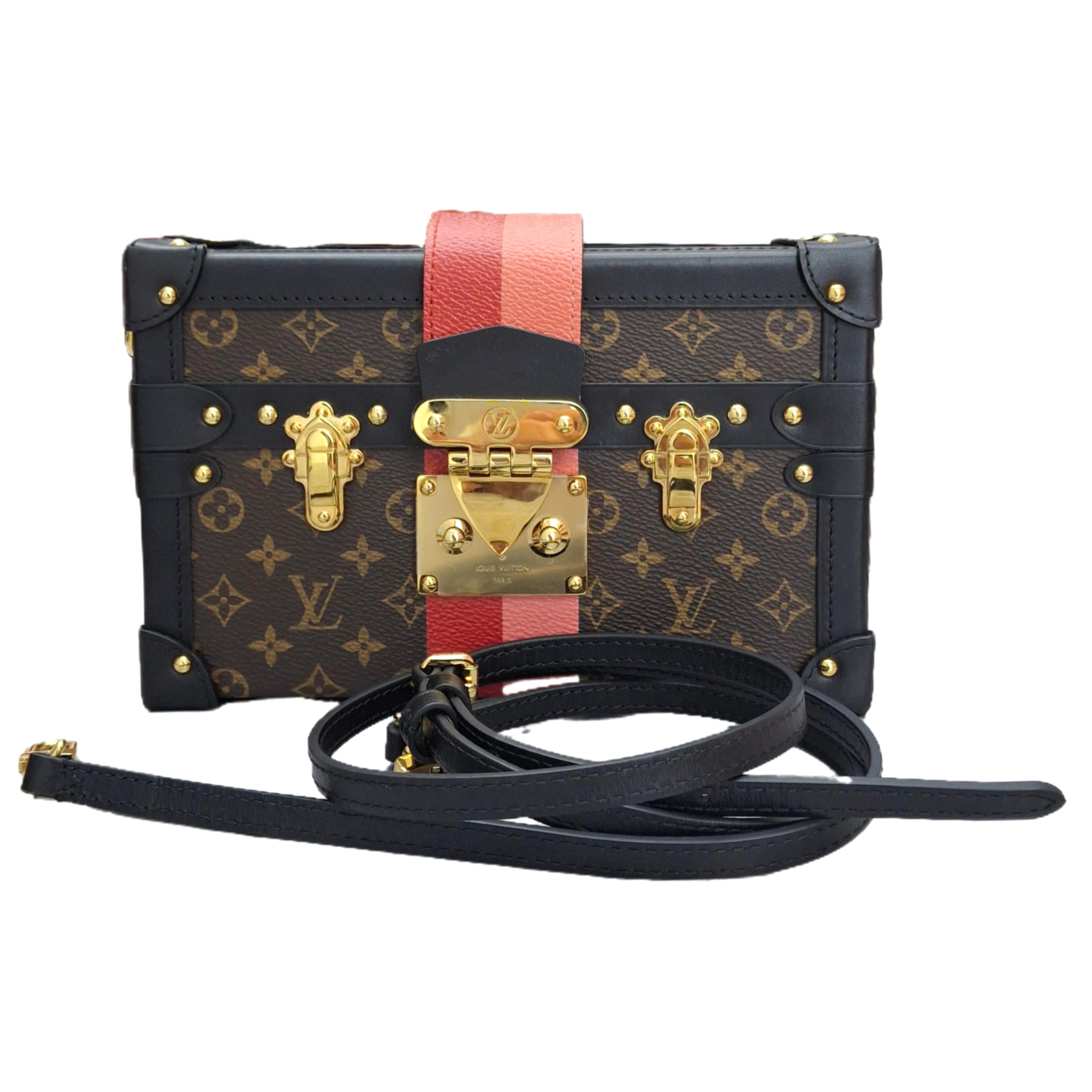 LOUIS VUITTON Petite Malle Monogram Canvas